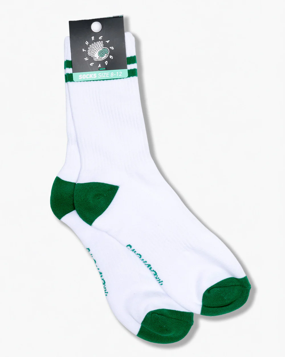 Green Collegiate Stripe Socks - Image 3