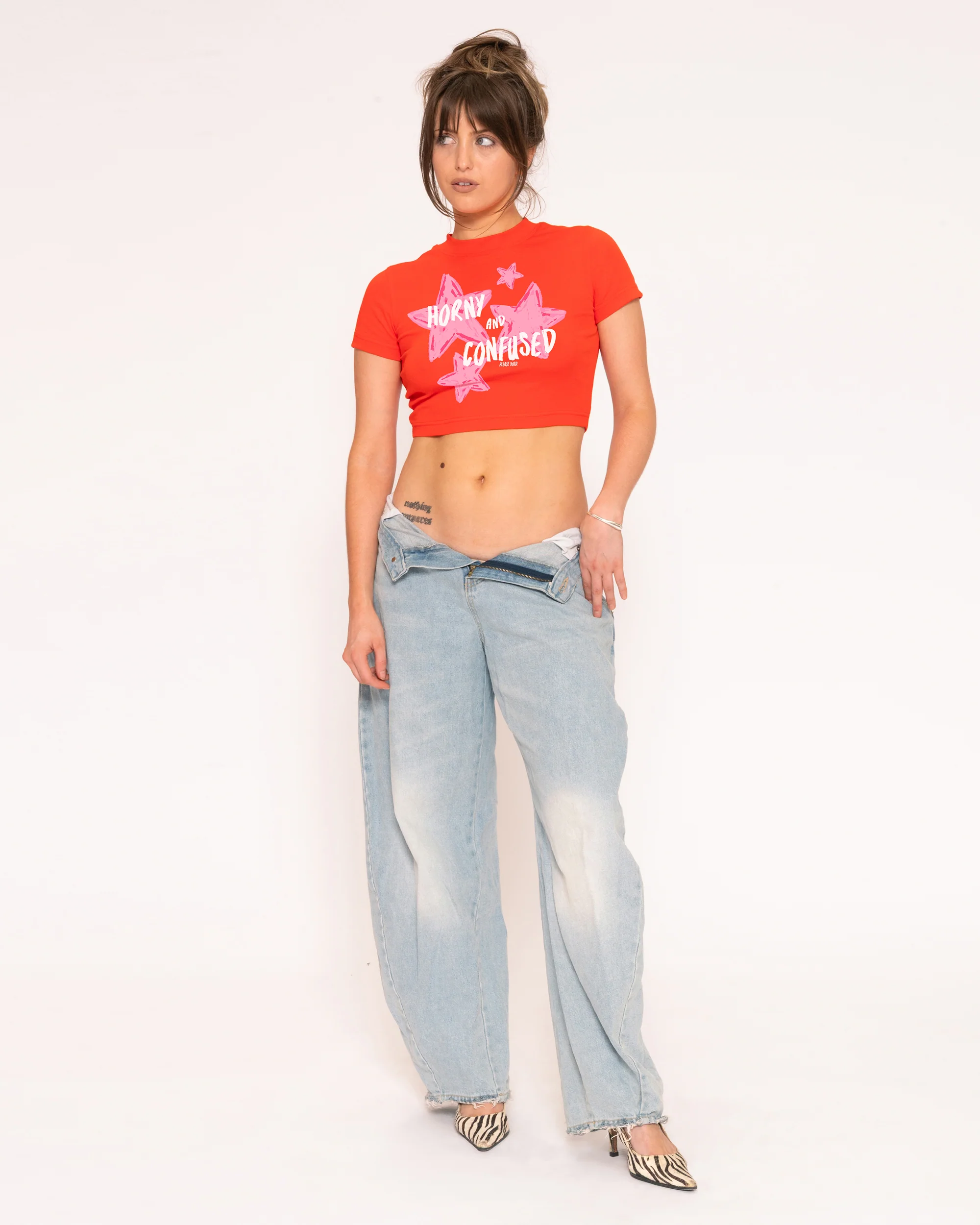 Horny & Confused Baby Tee - Image 6