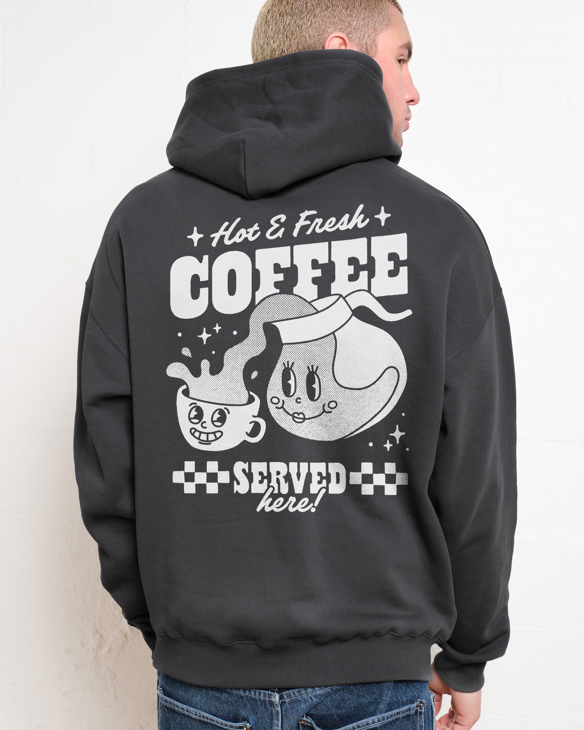 Hot & Fresh Coffee Hoodie - Image 3