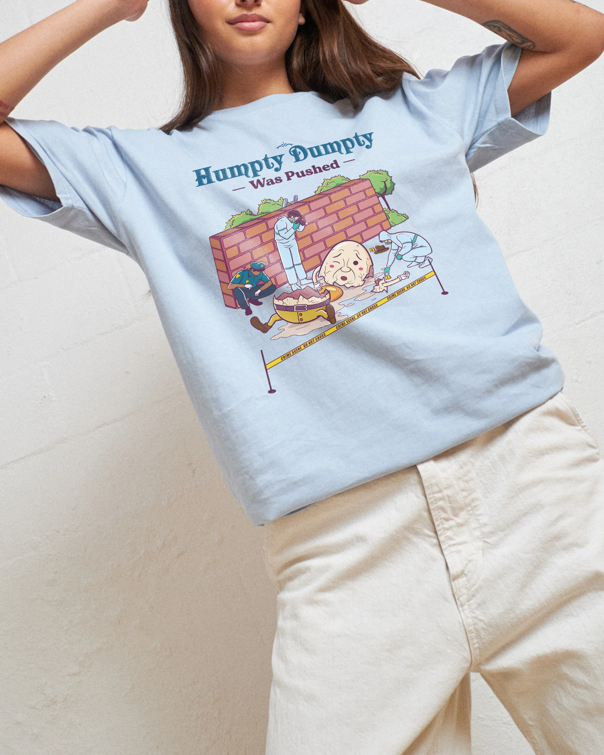 Humpty Dumpty was Pushed T-Shirt - Image 2