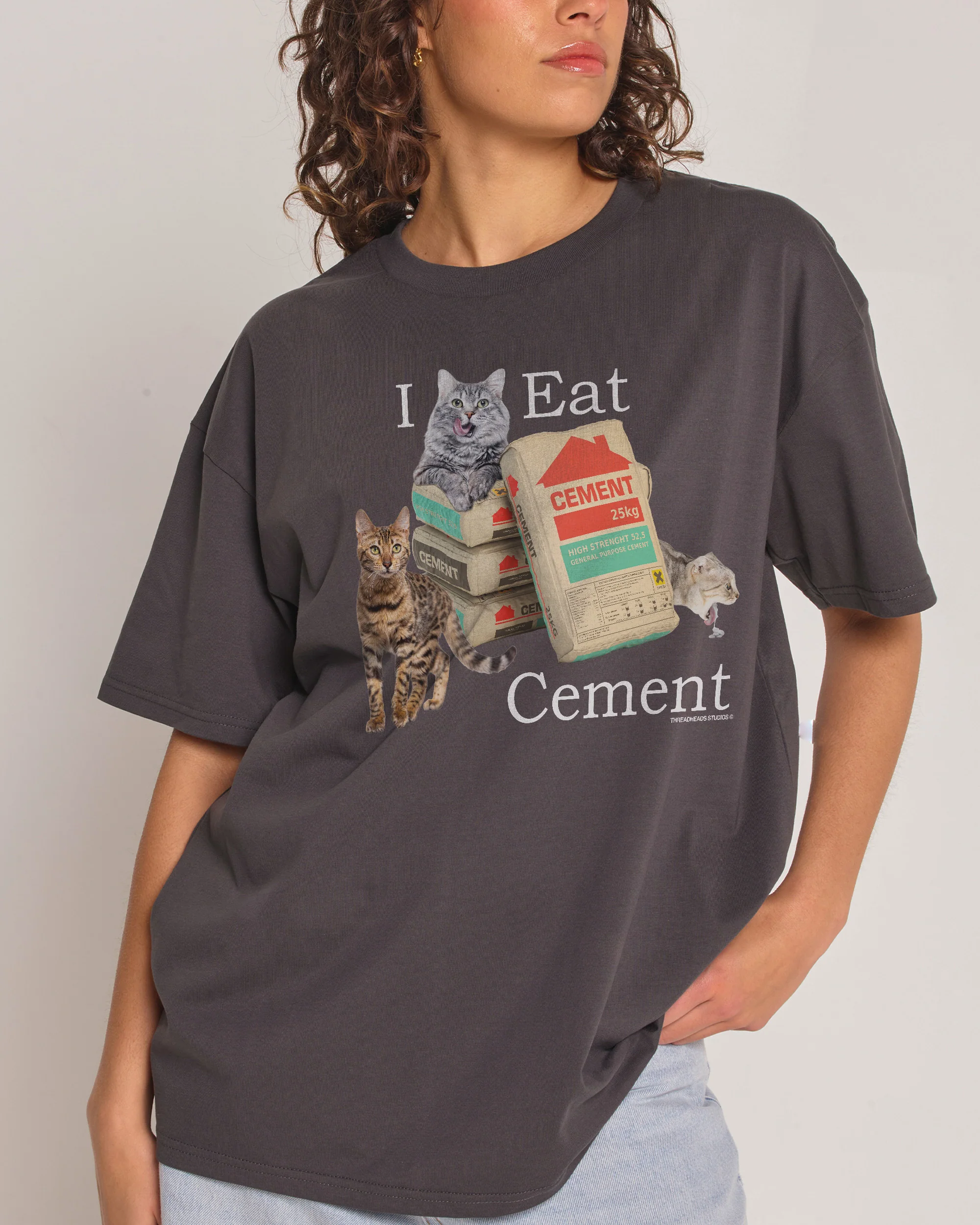 I Eat Cement T-Shirt - Image 2