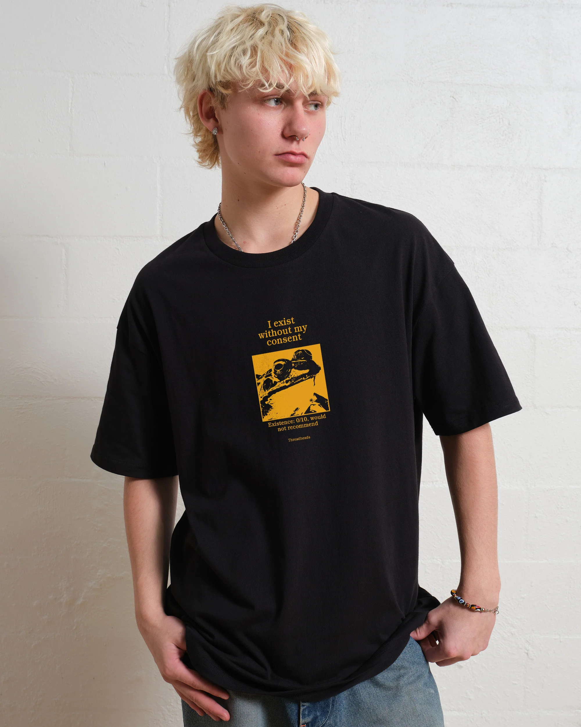 I Exist Without My Consent T-Shirt - Image 2