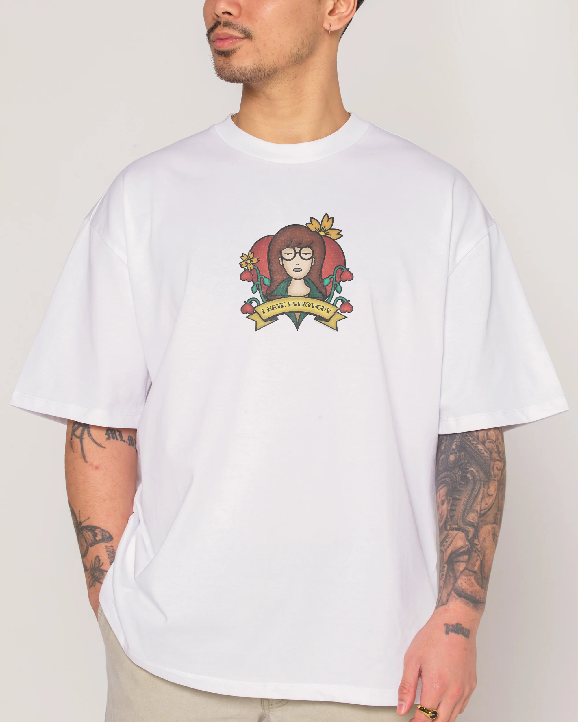 I Hate Everybody Oversized Tee - Image 2