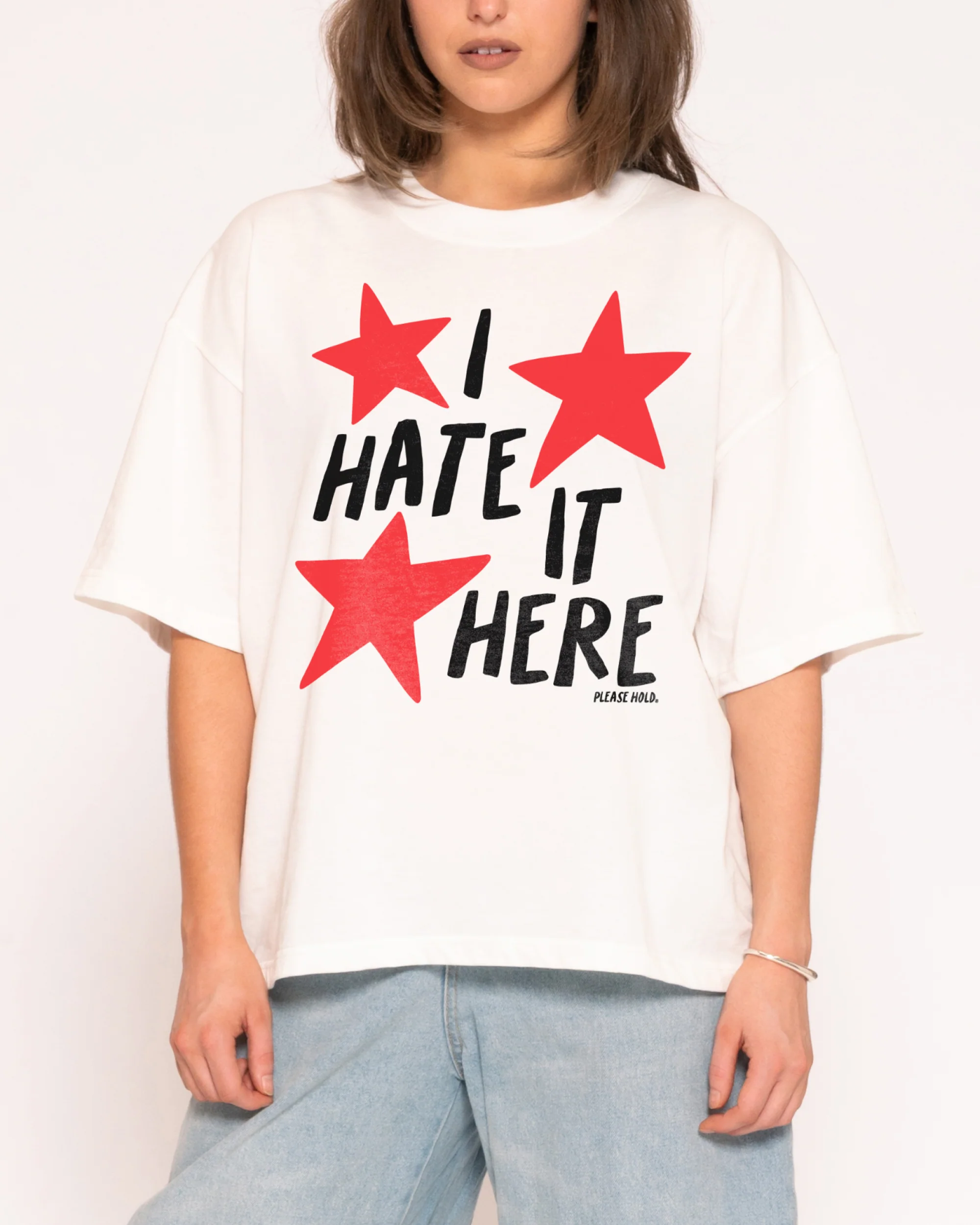I Hate It Here Boxy Crop Tee - Image 5