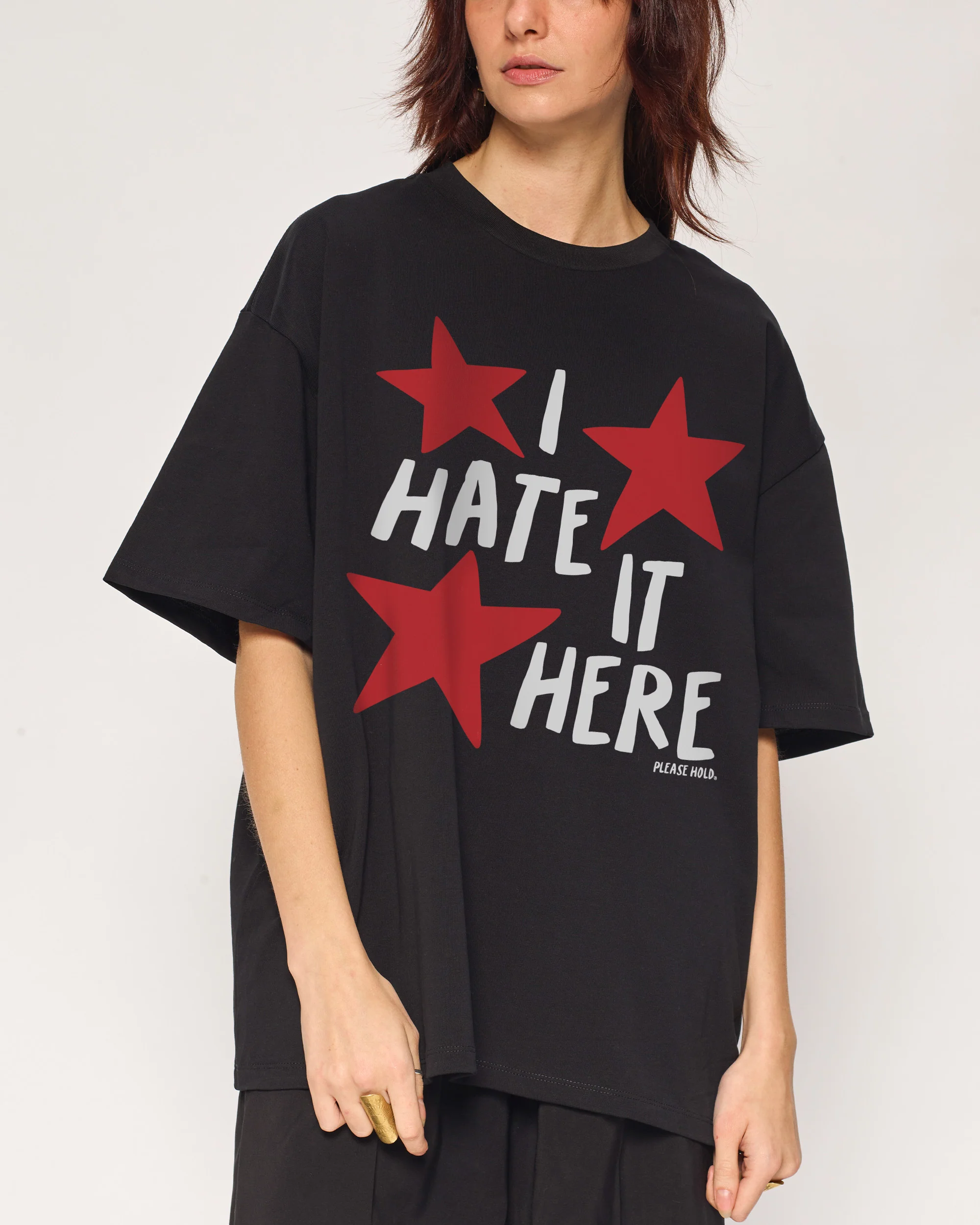 I Hate It Here Oversized Tee - Image 2