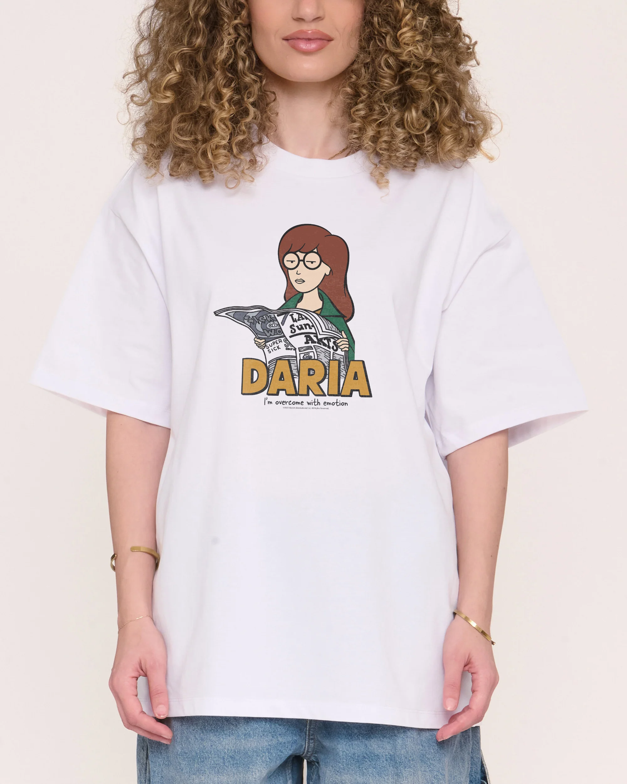 I’m Overcome with Emotion Oversized Tee - Image 2