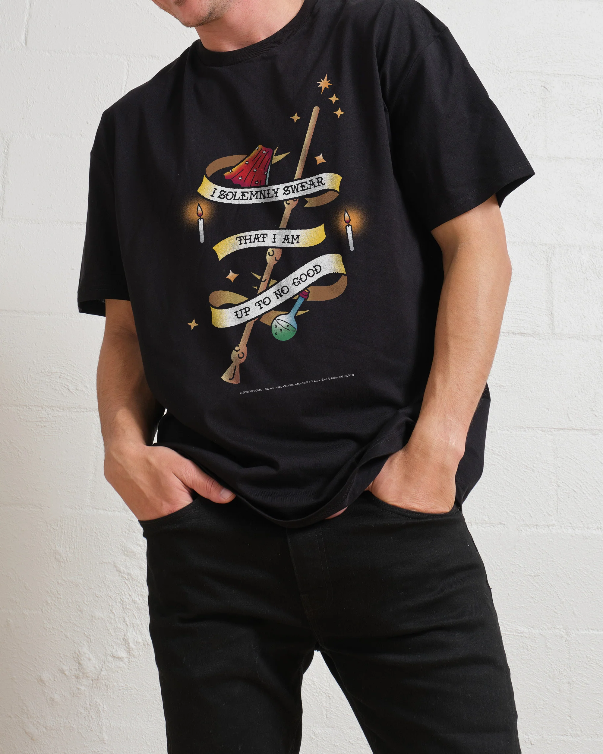 I Solemnly Swear That I Am Up to No Good T-Shirt - Image 3