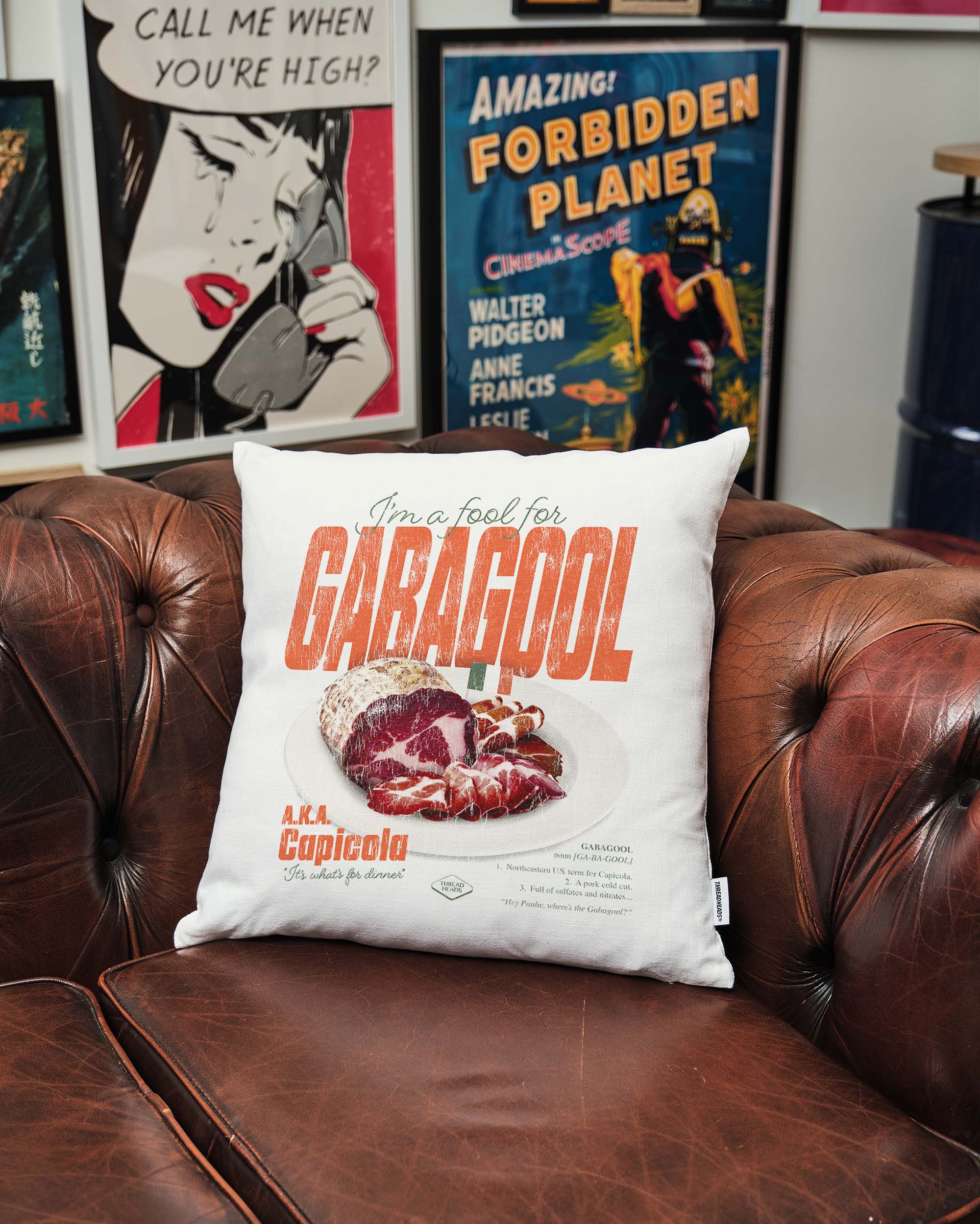 I'm a Fool for Gabagool Cushion - Image 4