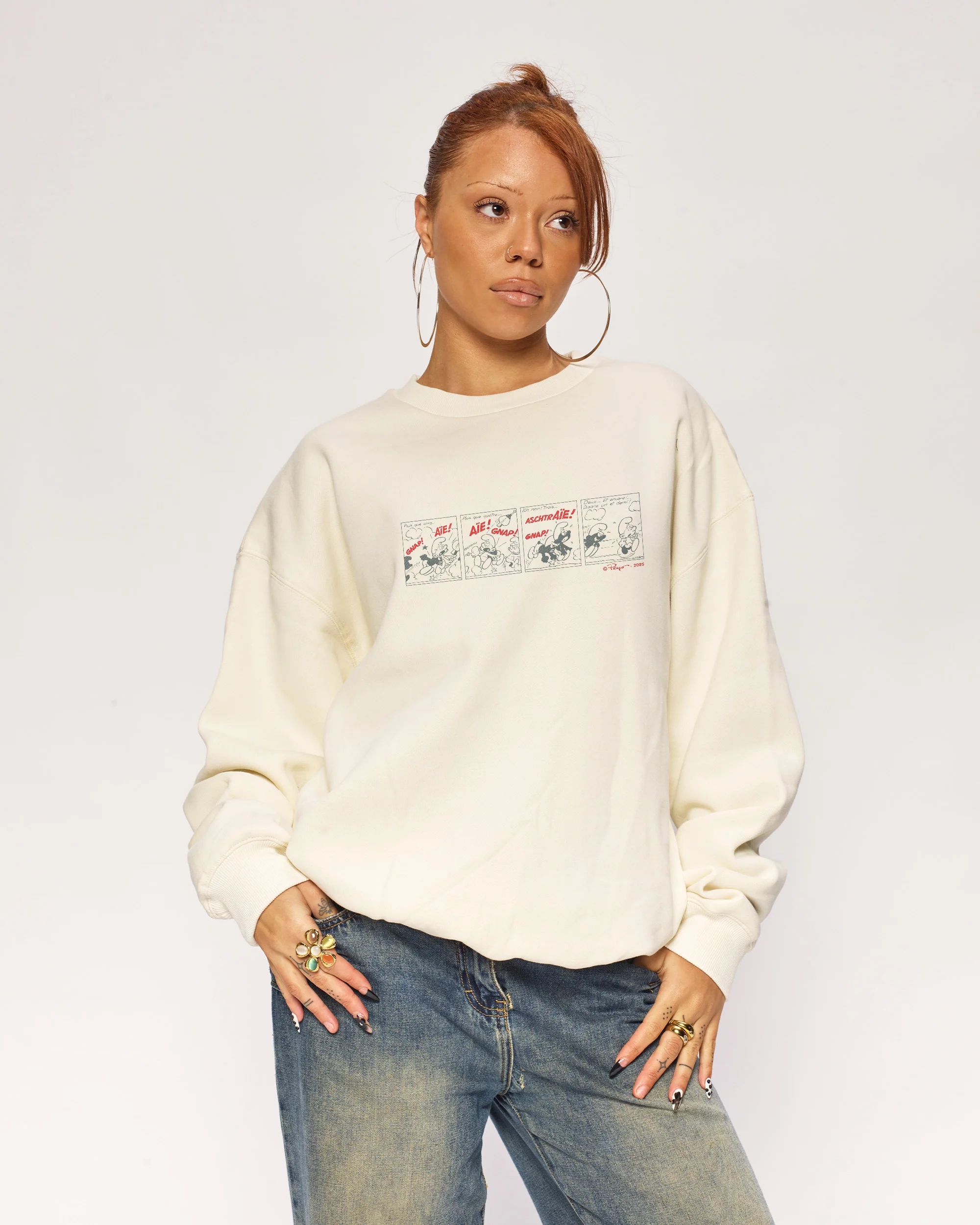 Infectious Smurf #2 Sweatshirt - Image 4
