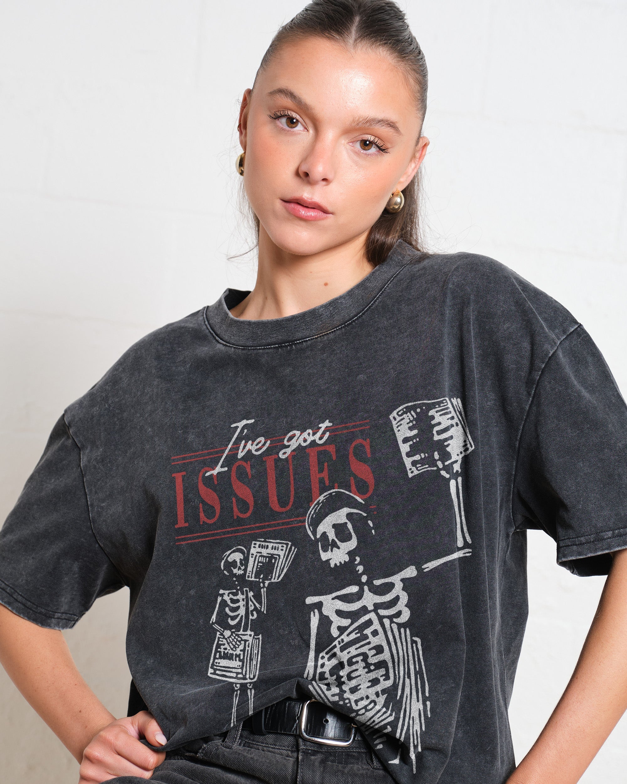 I've Got Issues Oversized Tee - Image 4