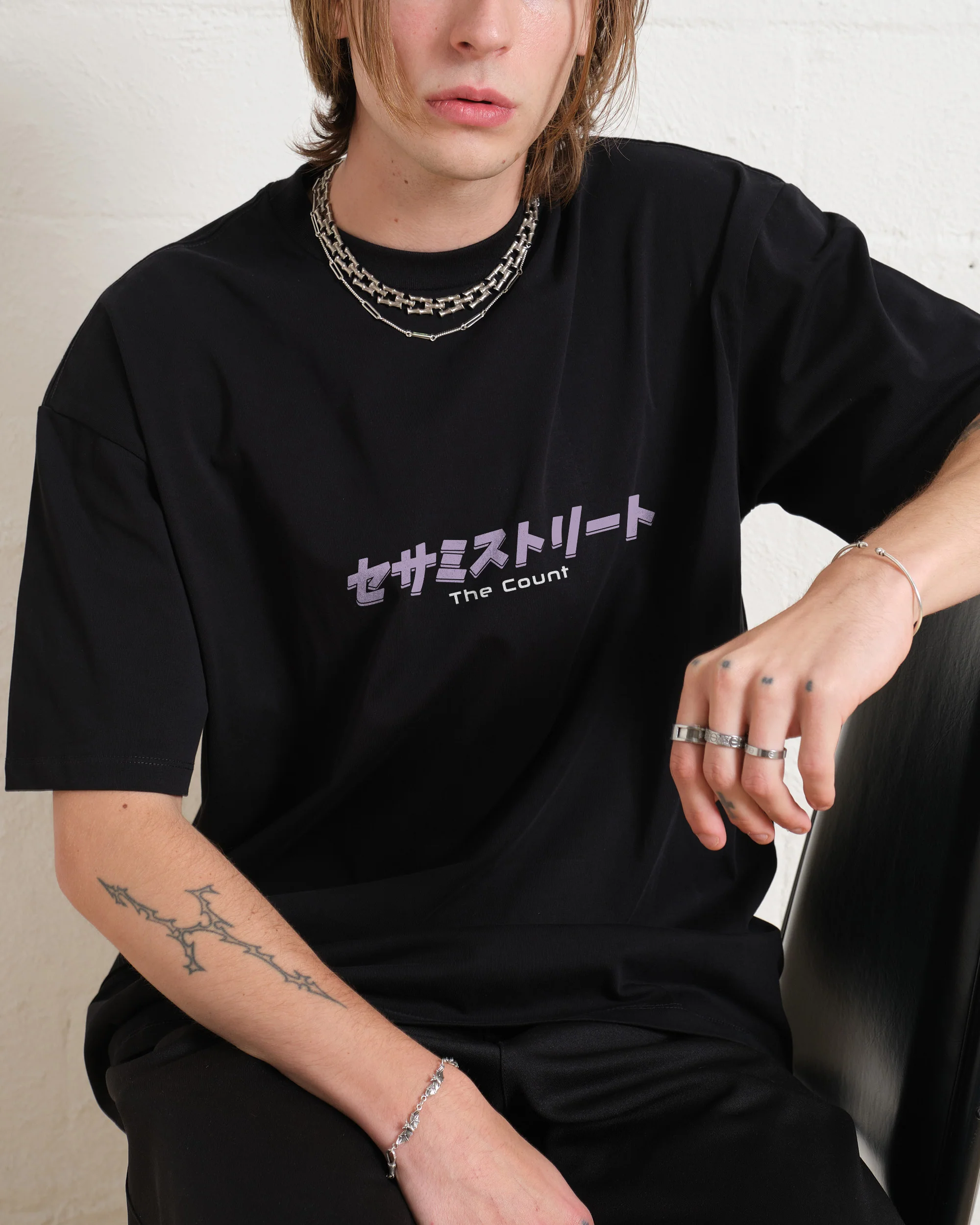 Japan Count Front and Back Oversized Tee - Image 4
