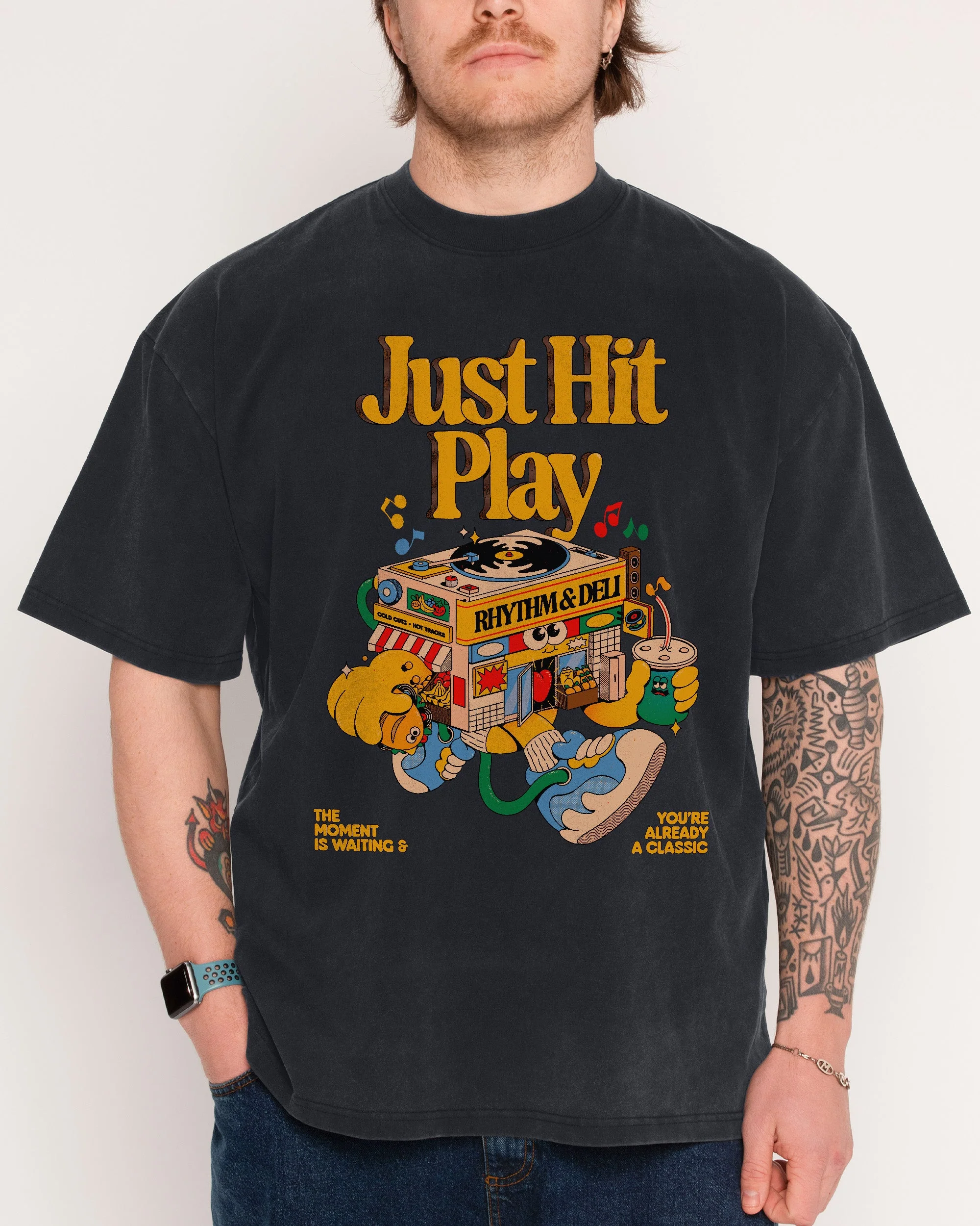 Just Hit Play Oversized Tee - Image 5