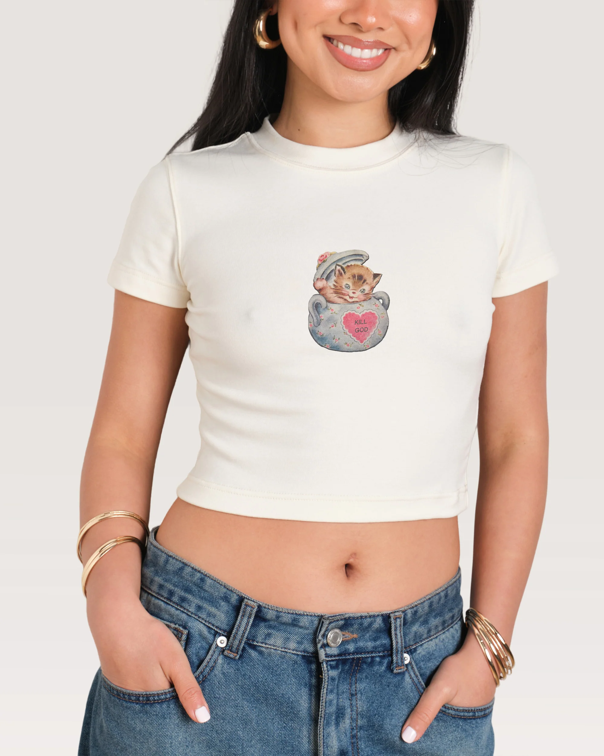 Kill God Baby Tee - Image 3