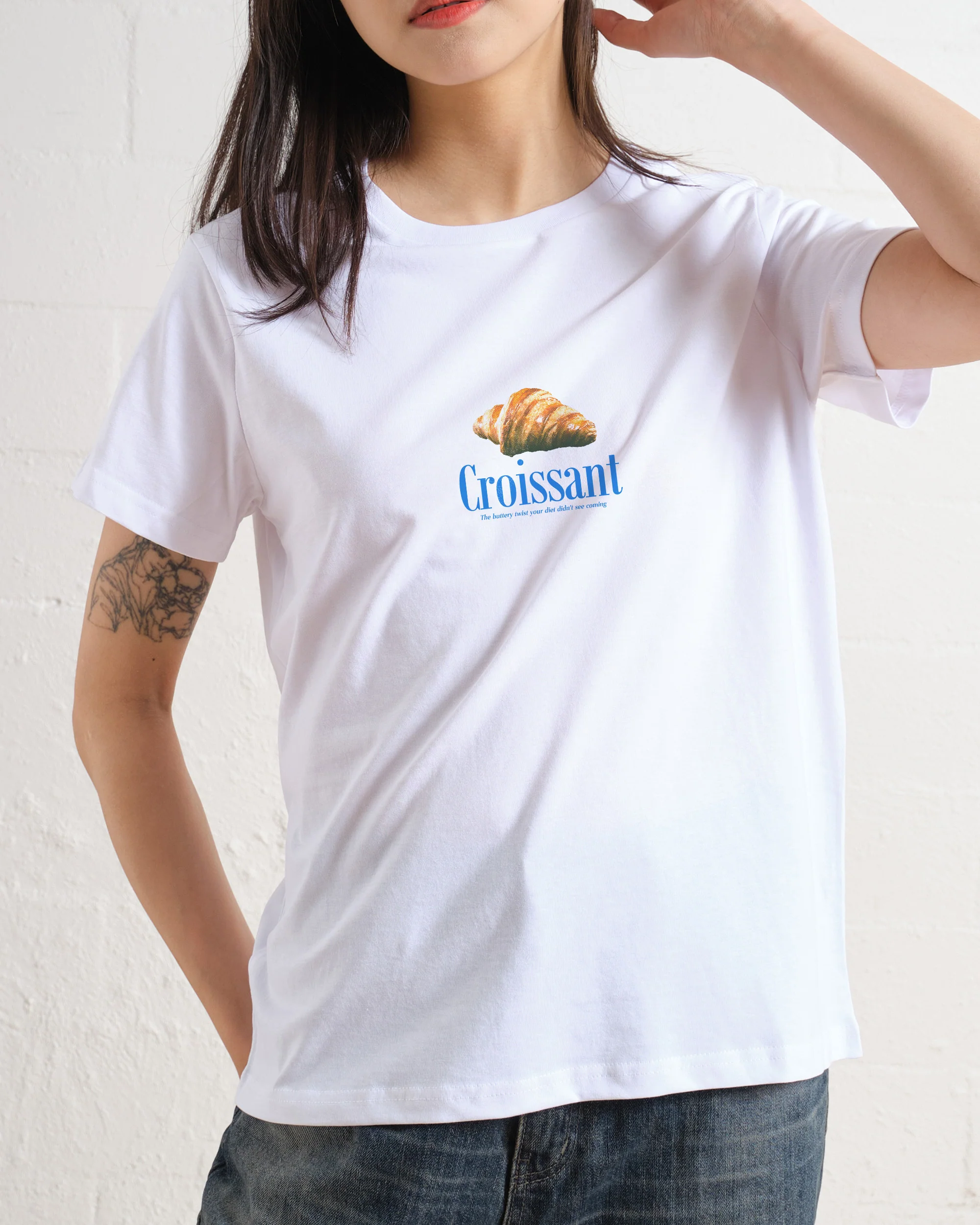 Le Croissant Women's Tee - Image 3