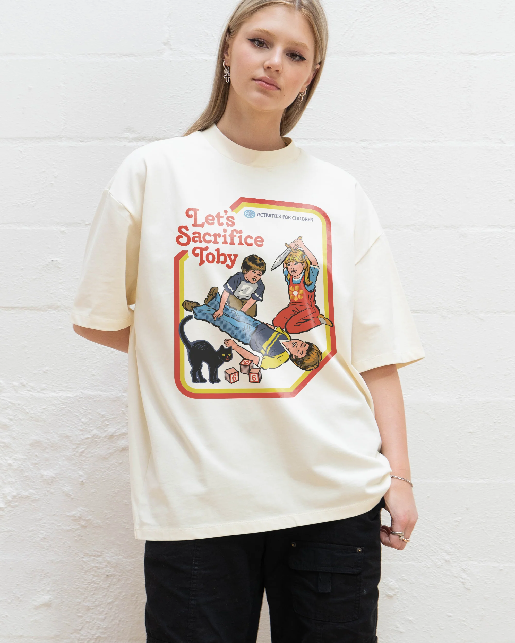 Let's Sacrifice Toby Oversized Tee - Image 2