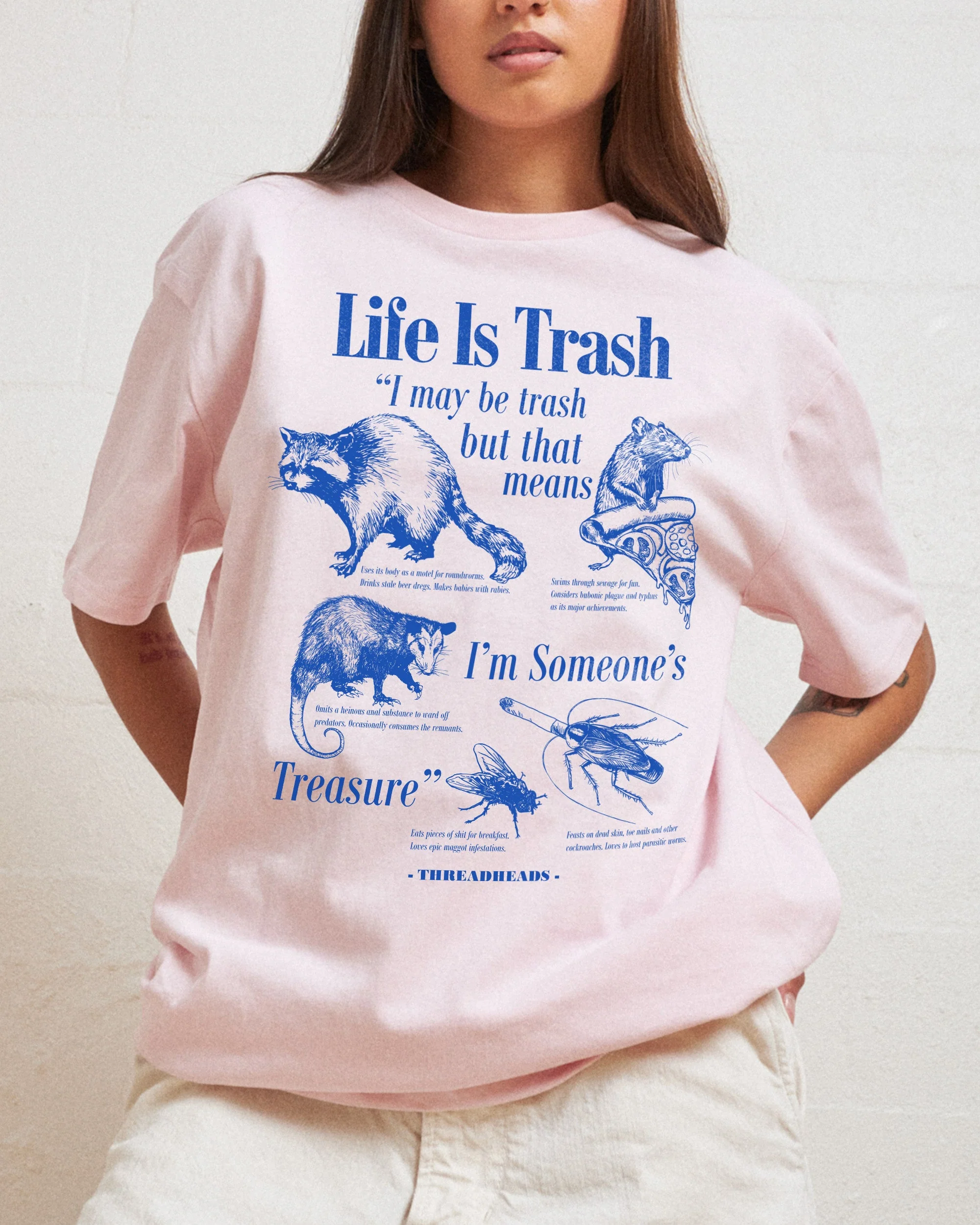 Life Is Trash T-Shirt - Image 6