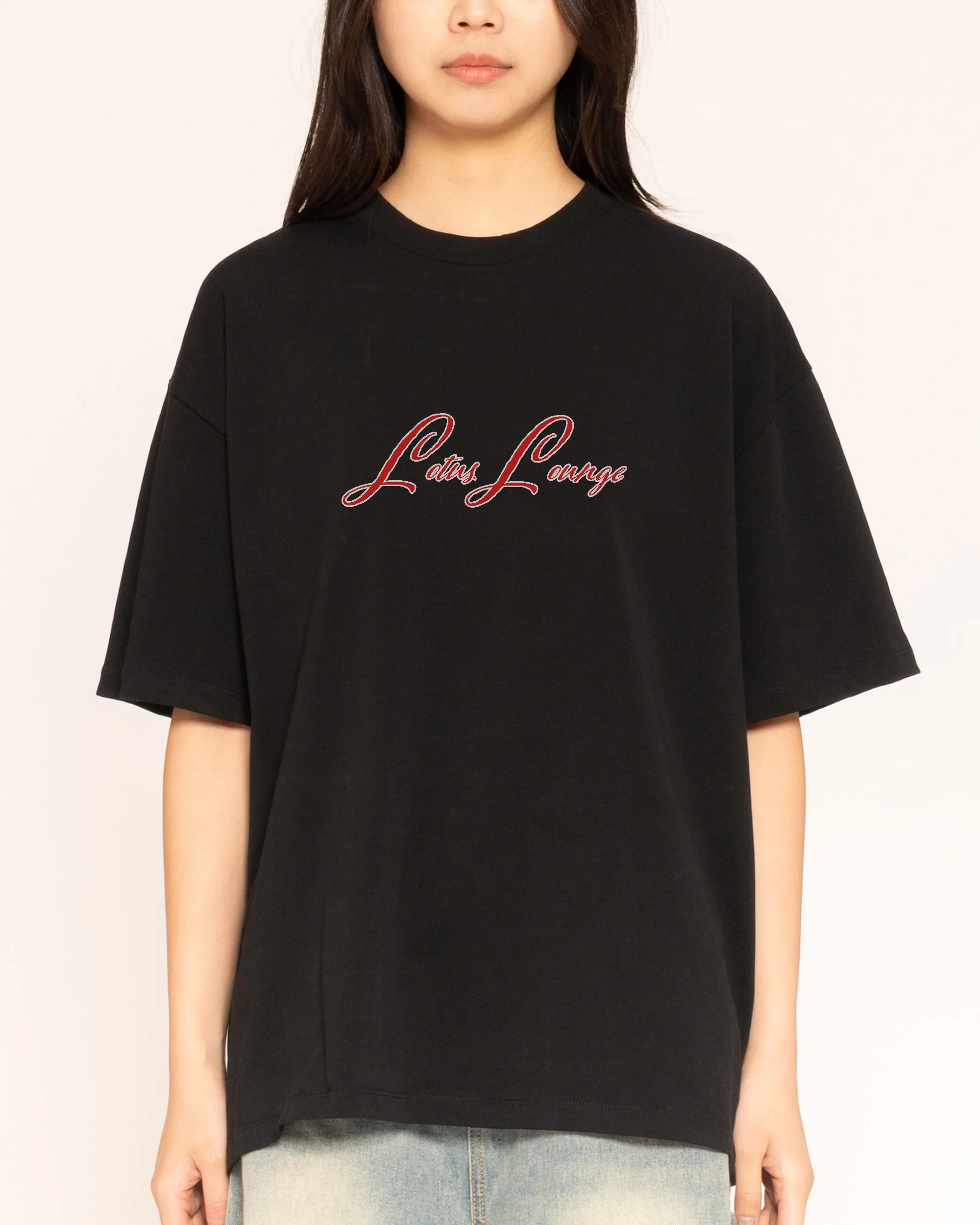 Lotus Lounge Oversized Tee - Image 2