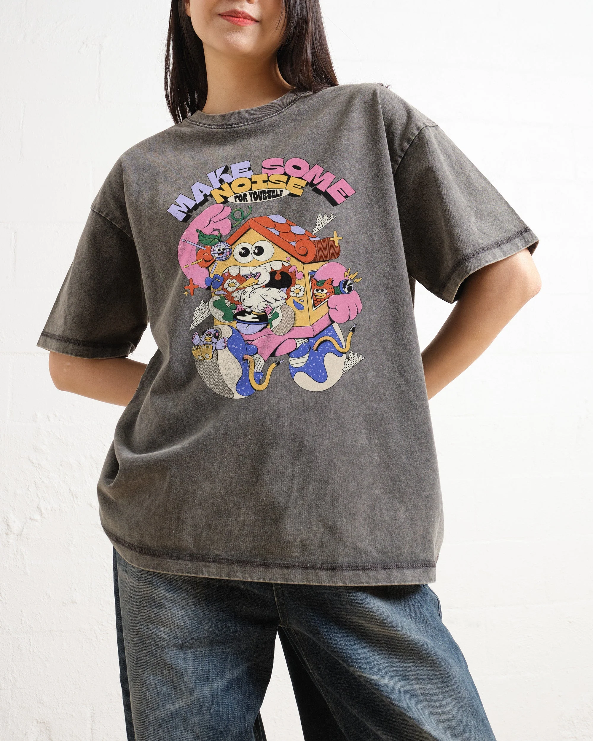 Make Some Noise Oversized Tee - Image 7