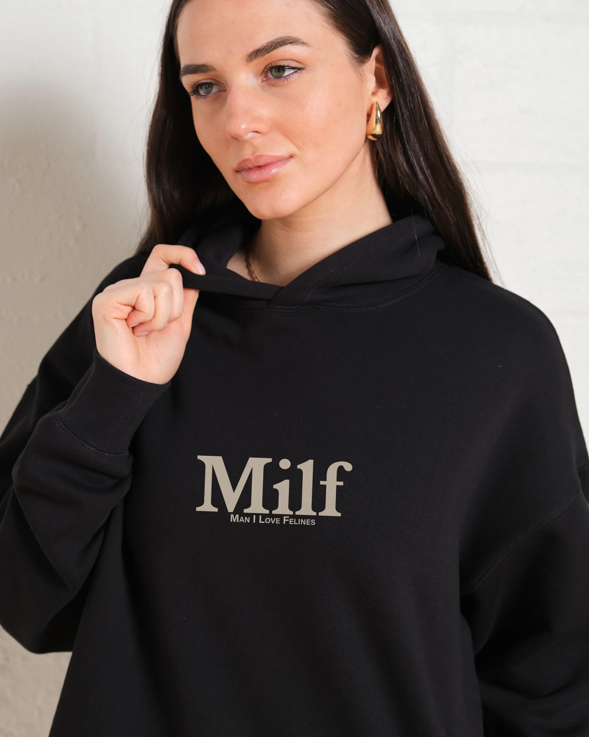 Man I Love Felines Front and Back Hoodie - Image 2