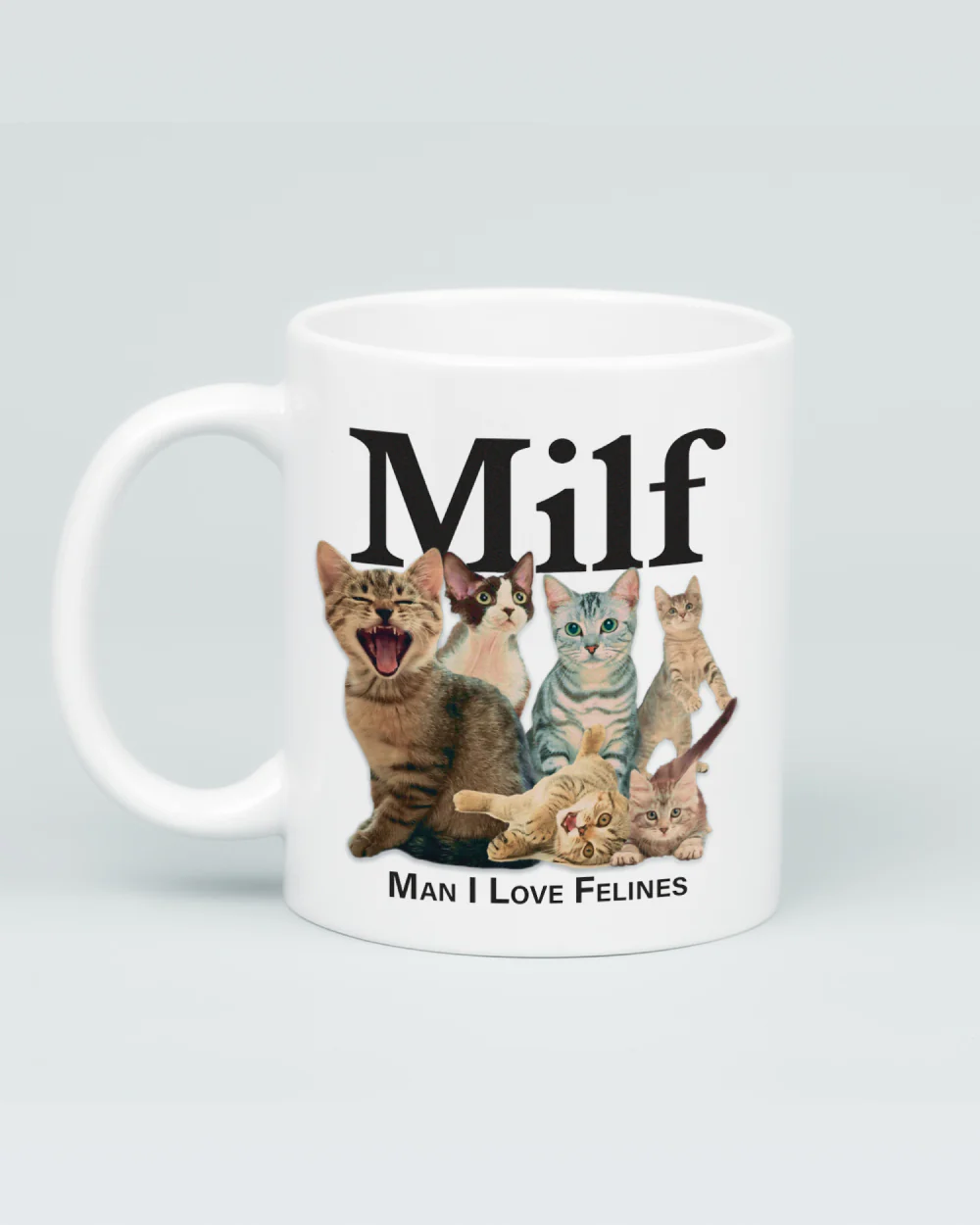 Man I Love Felines Mug