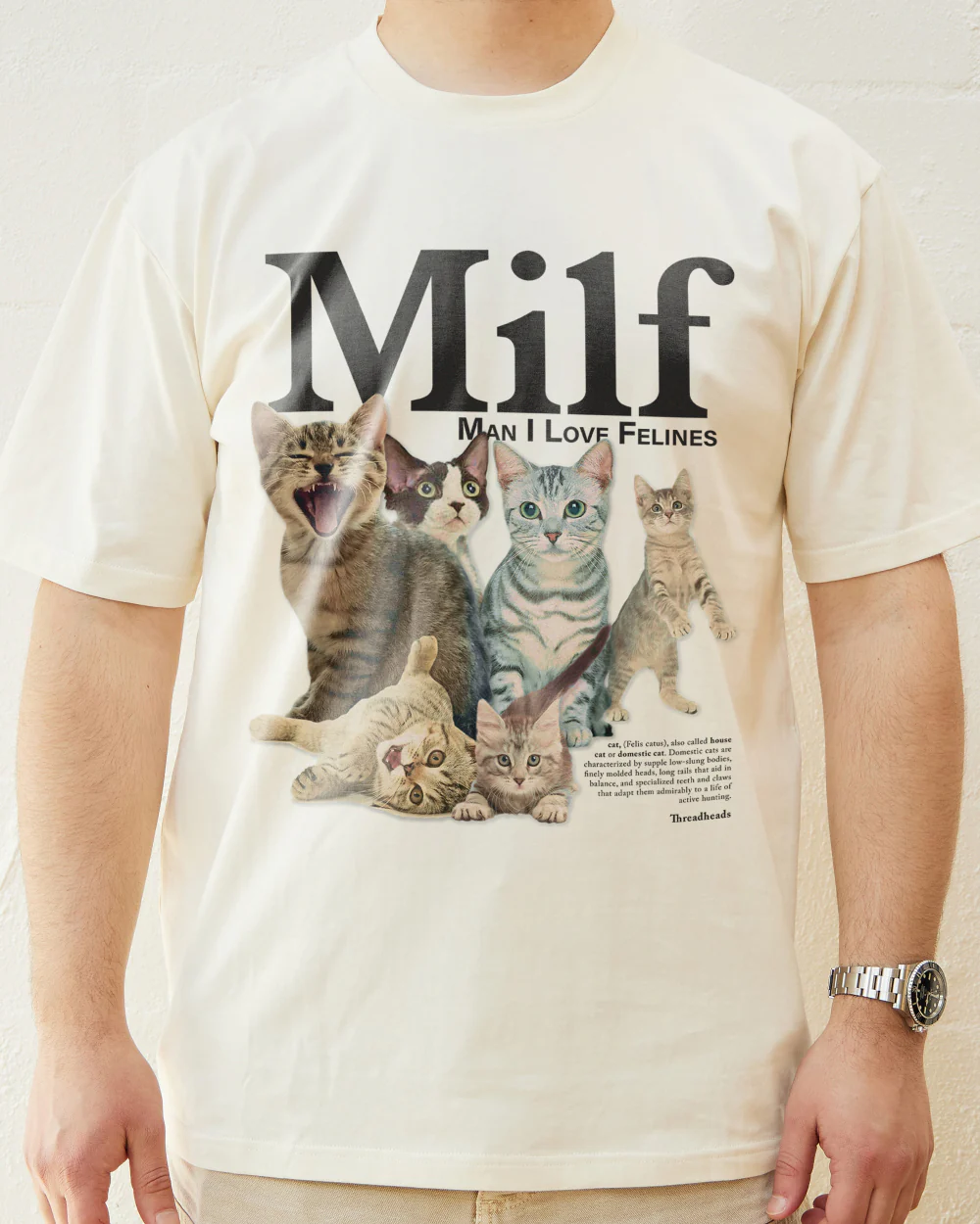 Man I Love Felines T-Shirt - Image 5