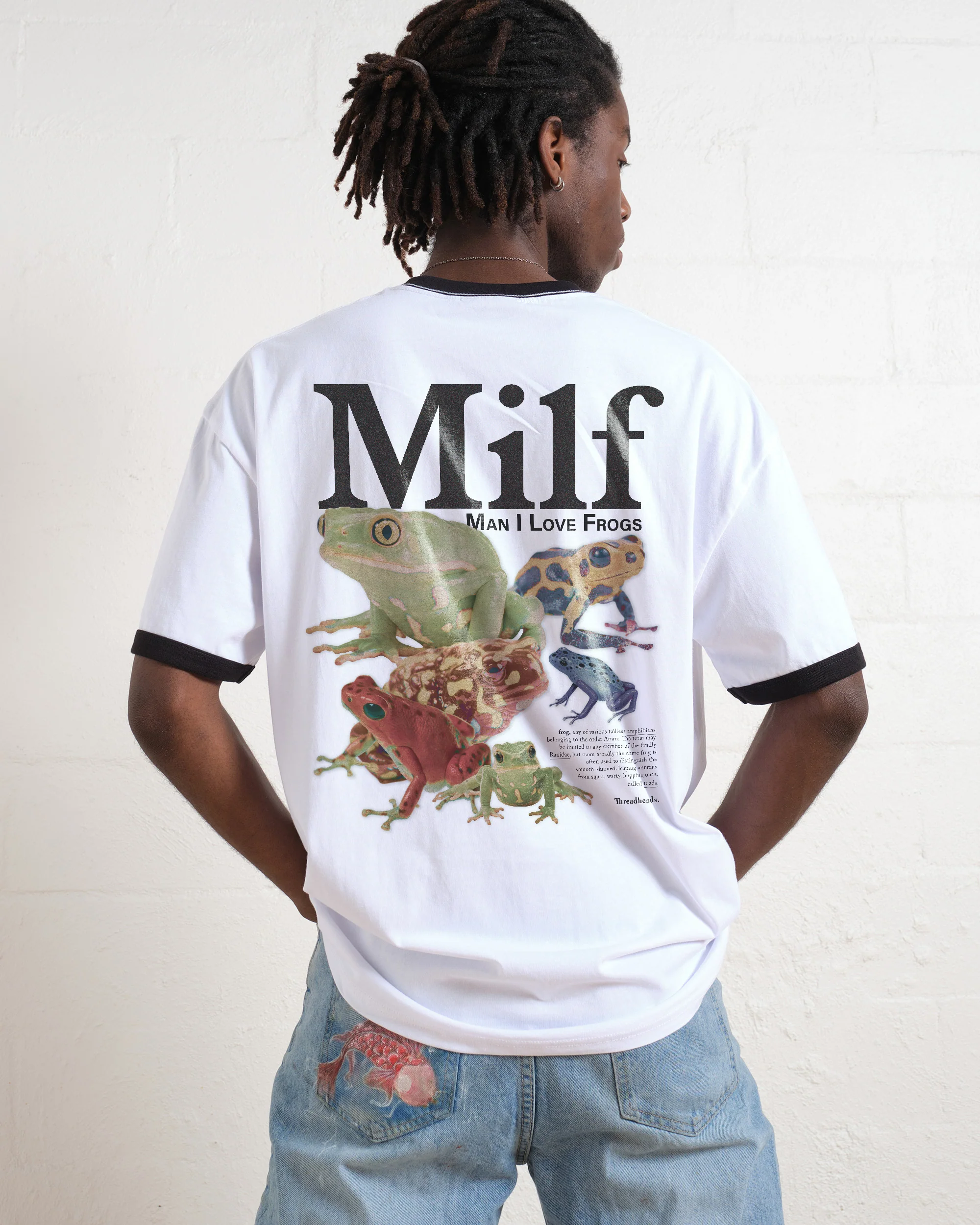 Man I Love Frogs Front and Back T-Shirt - Image 7