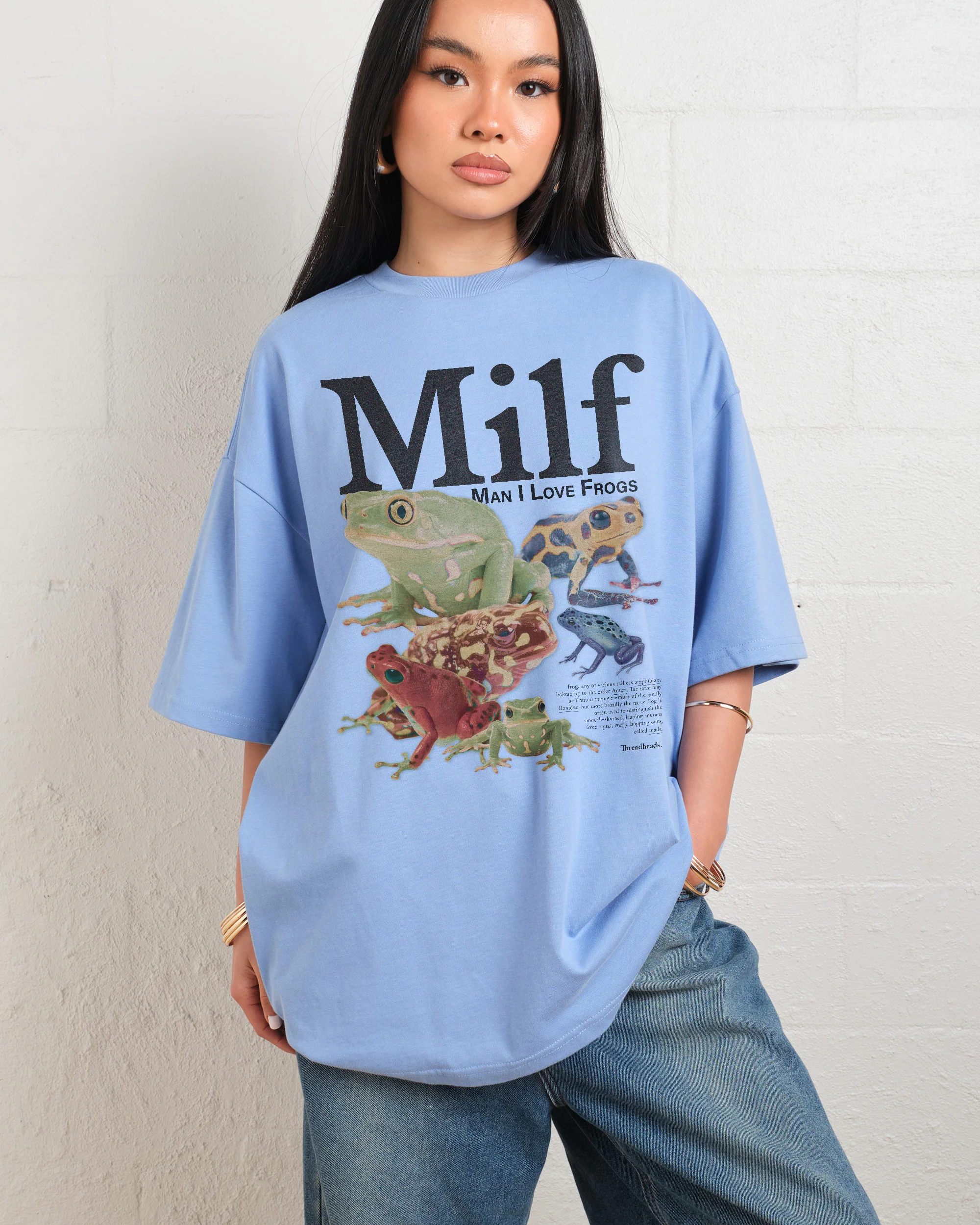 Man I Love Frogs Oversized Tee - Image 12