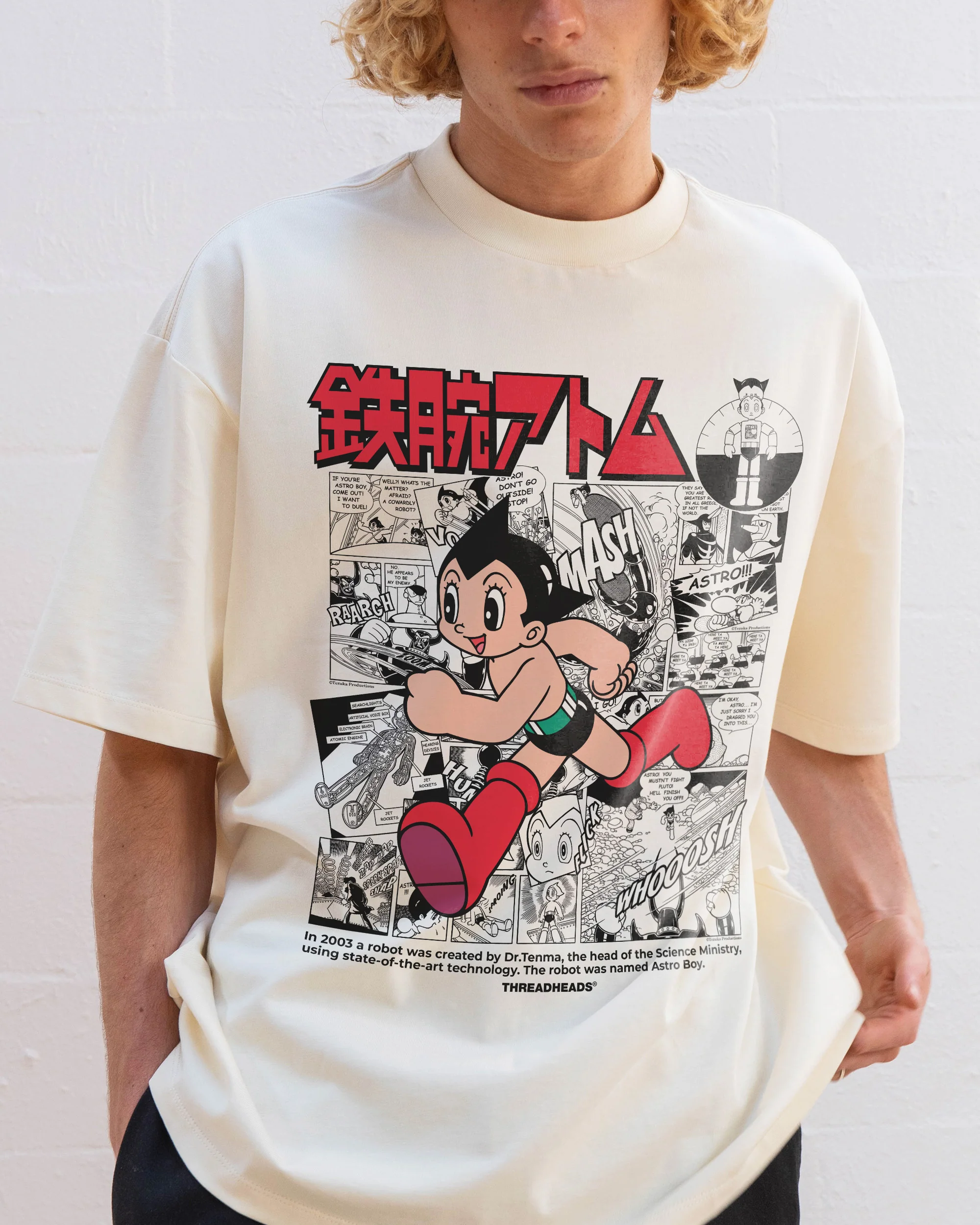 Manga Story Astro Boy Oversized Tee - Image 2