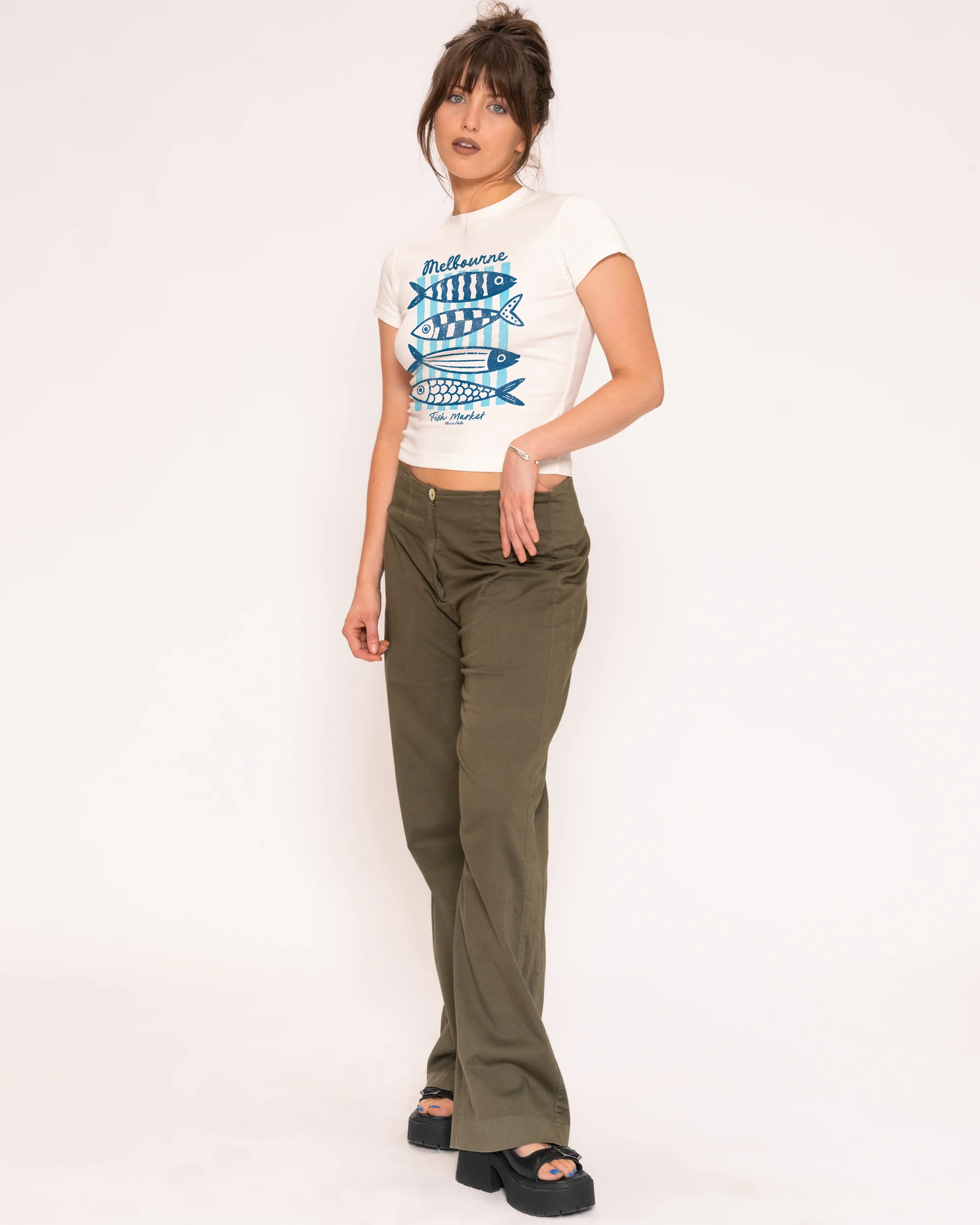 Melbourne Fish Market Longline Baby Tee - Image 2