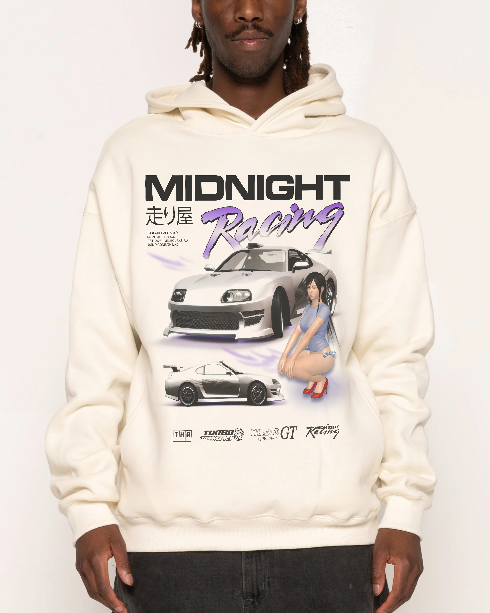 Midnight Racing Hoodie - Image 3