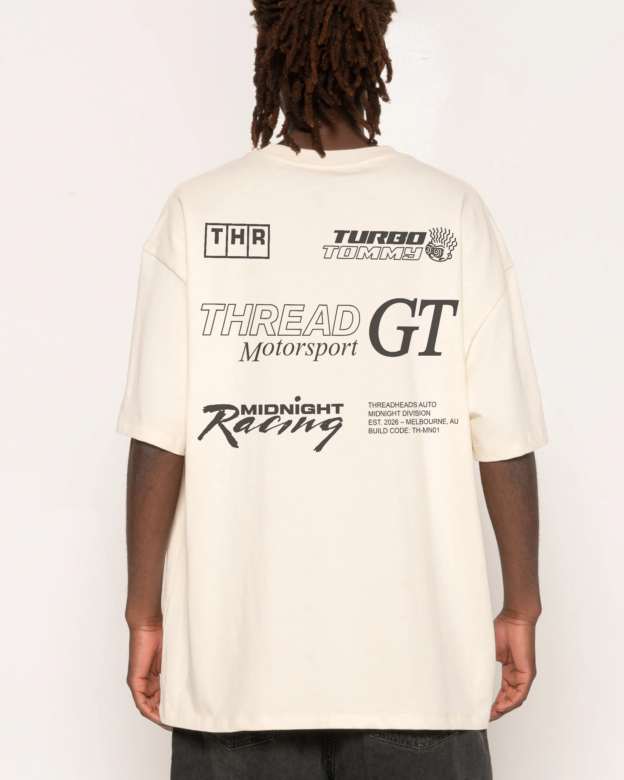 Midnight Racing Oversized Tee - Image 6