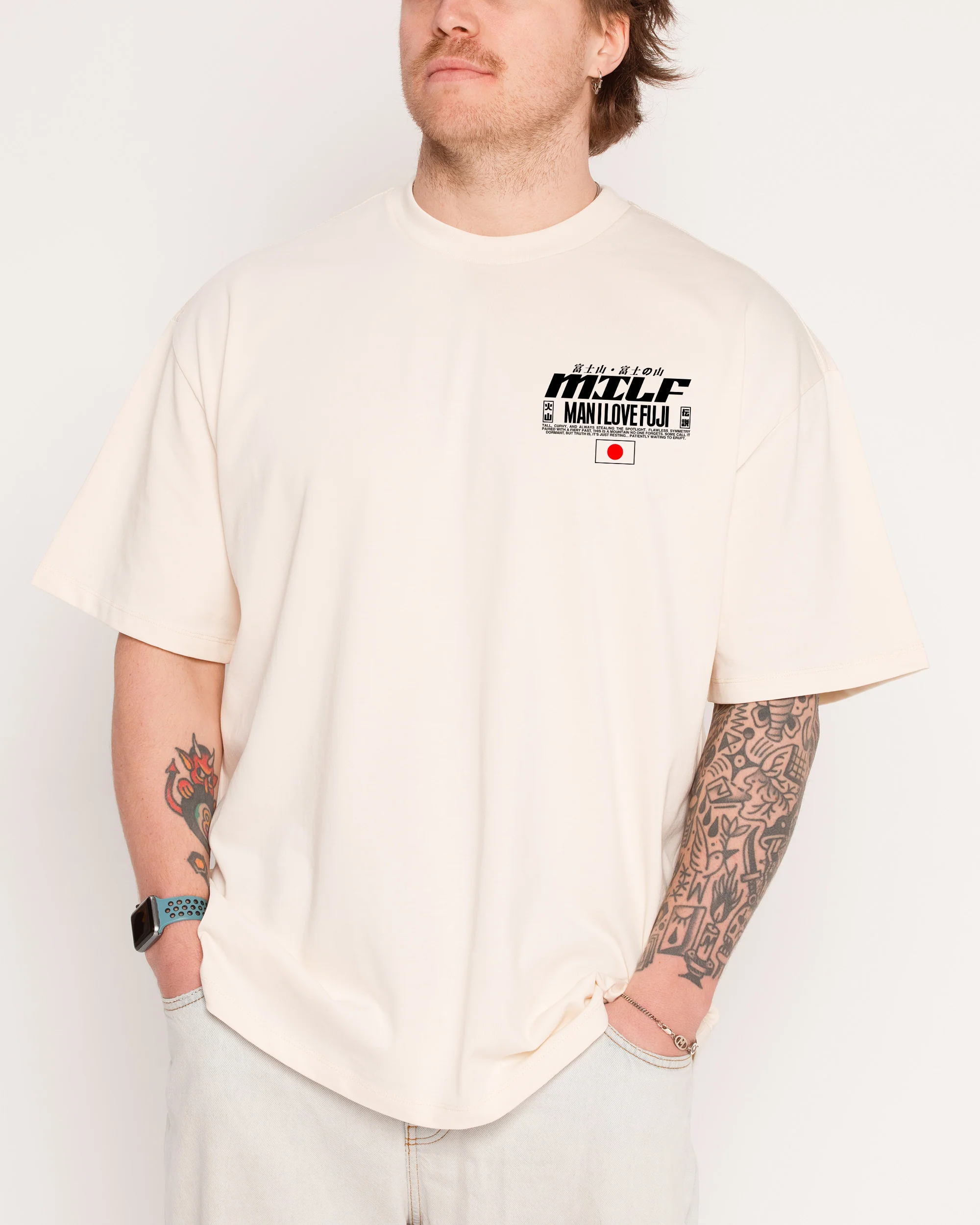 MILF Fuji Oversized Tee - Image 3