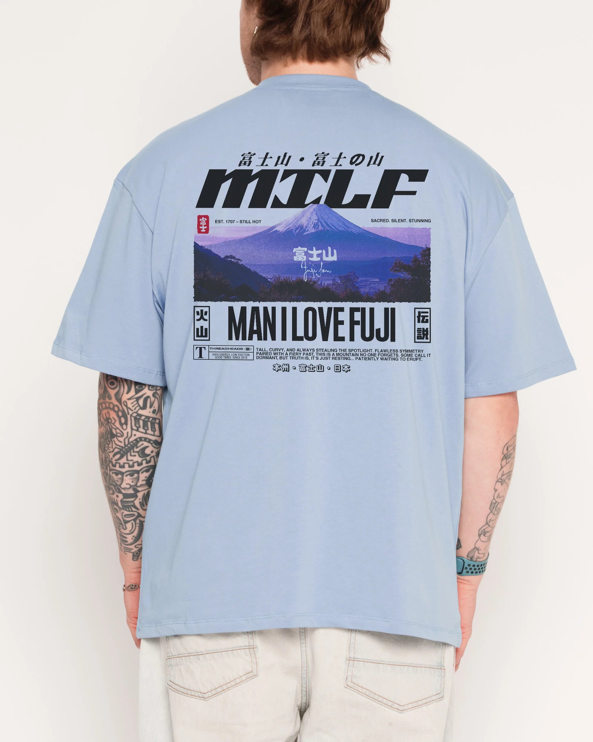 MILF Fuji Oversized Tee - Image 4
