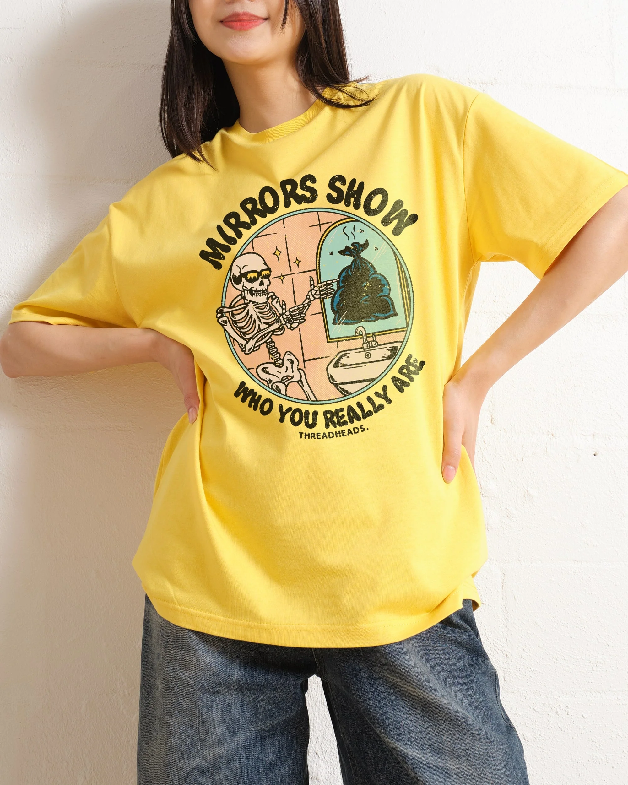 Mirrors Show Who You Really Are T-Shirt - Image 3