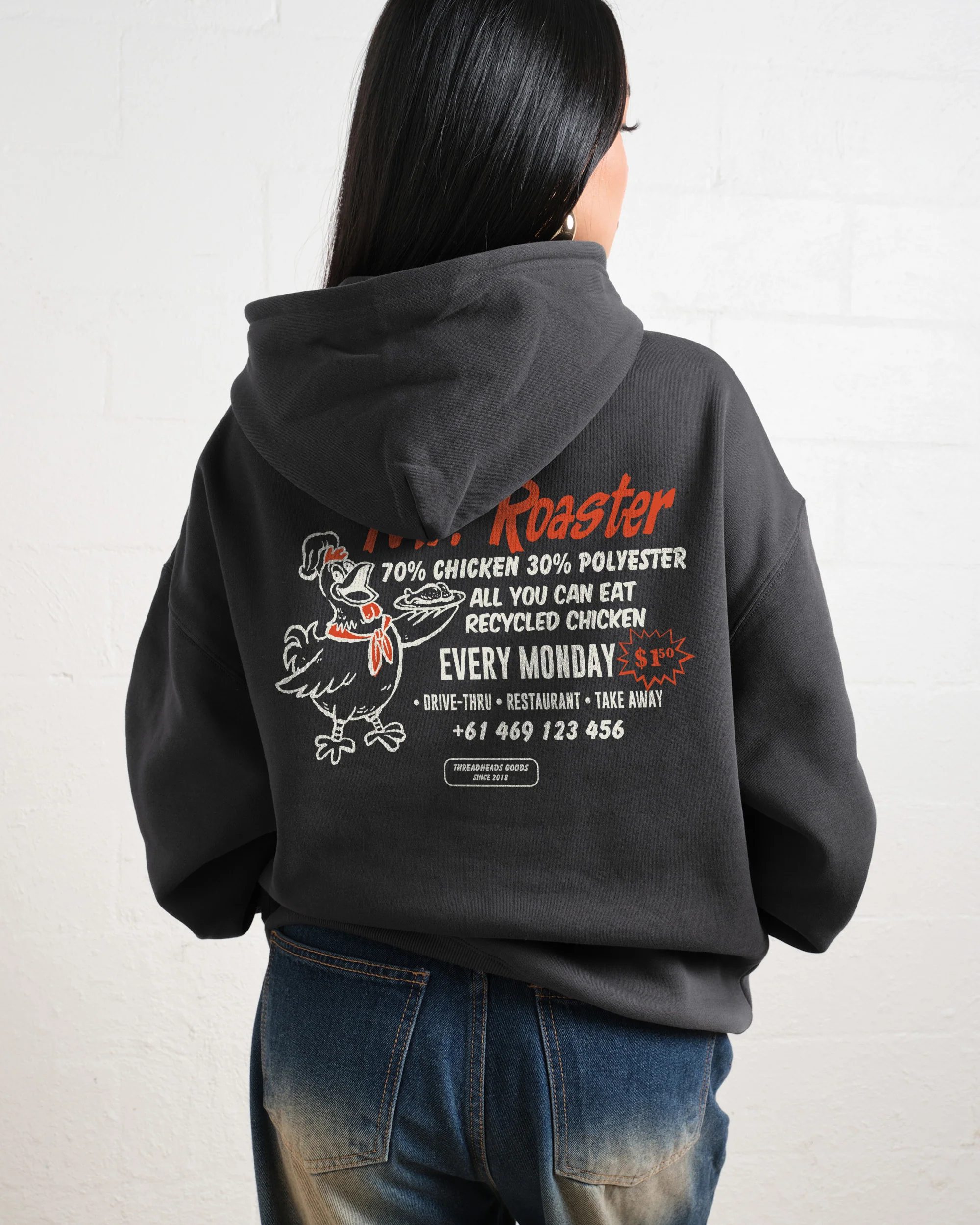 Mr. Roaster Fried Chicken Hoodie - Image 10