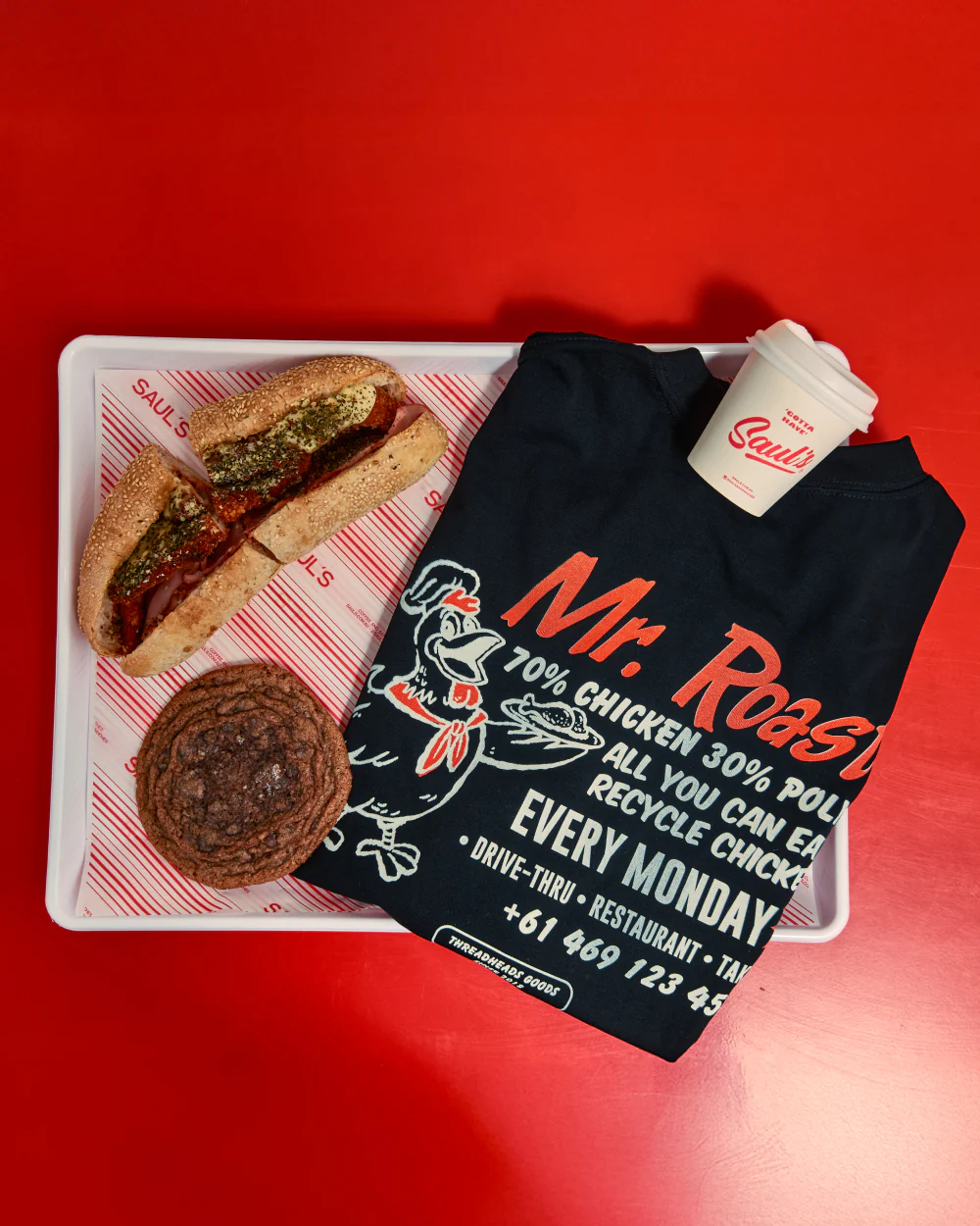 Mr. Roaster Fried Chicken Oversized Tee - Image 3
