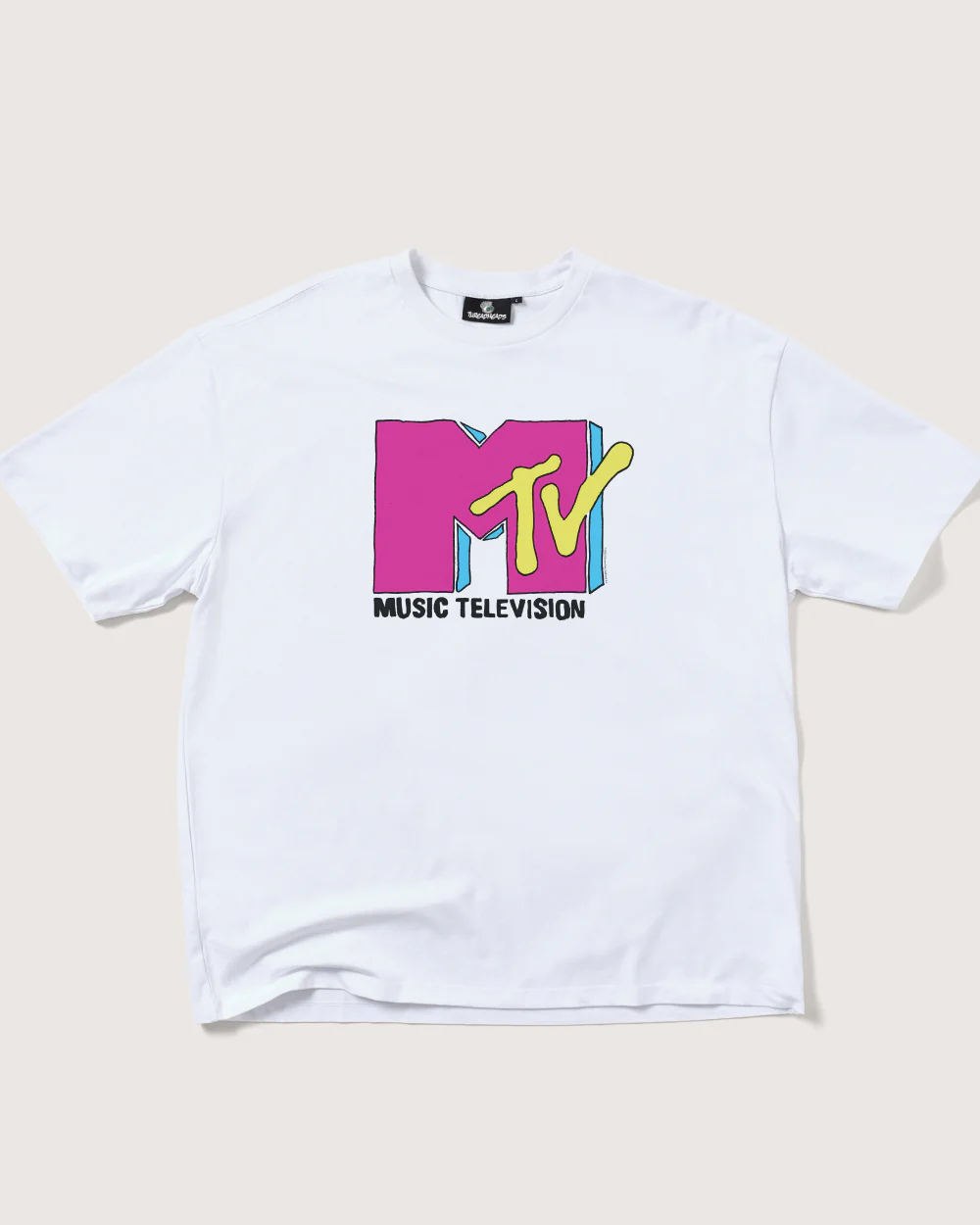 Classic MTV Logo Oversized Tee - Image 3