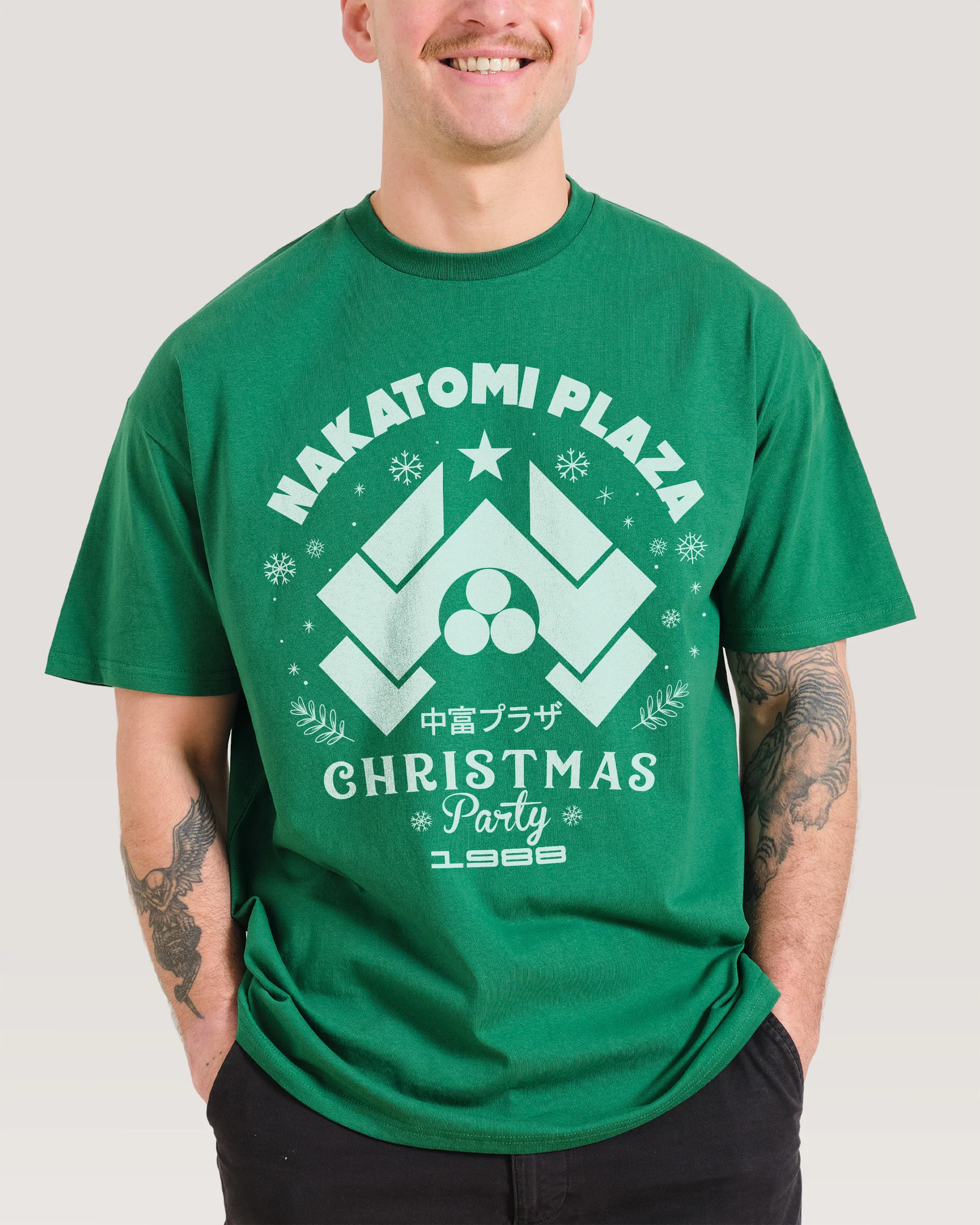 Nakatomi Christmas Party 1988 T-Shirt - Image 4