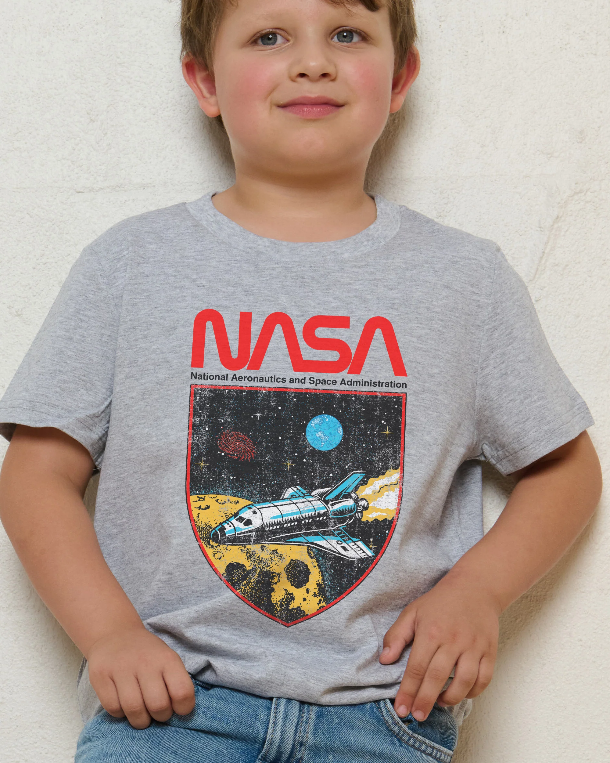 NASA Shield Kids T-Shirt - Image 2