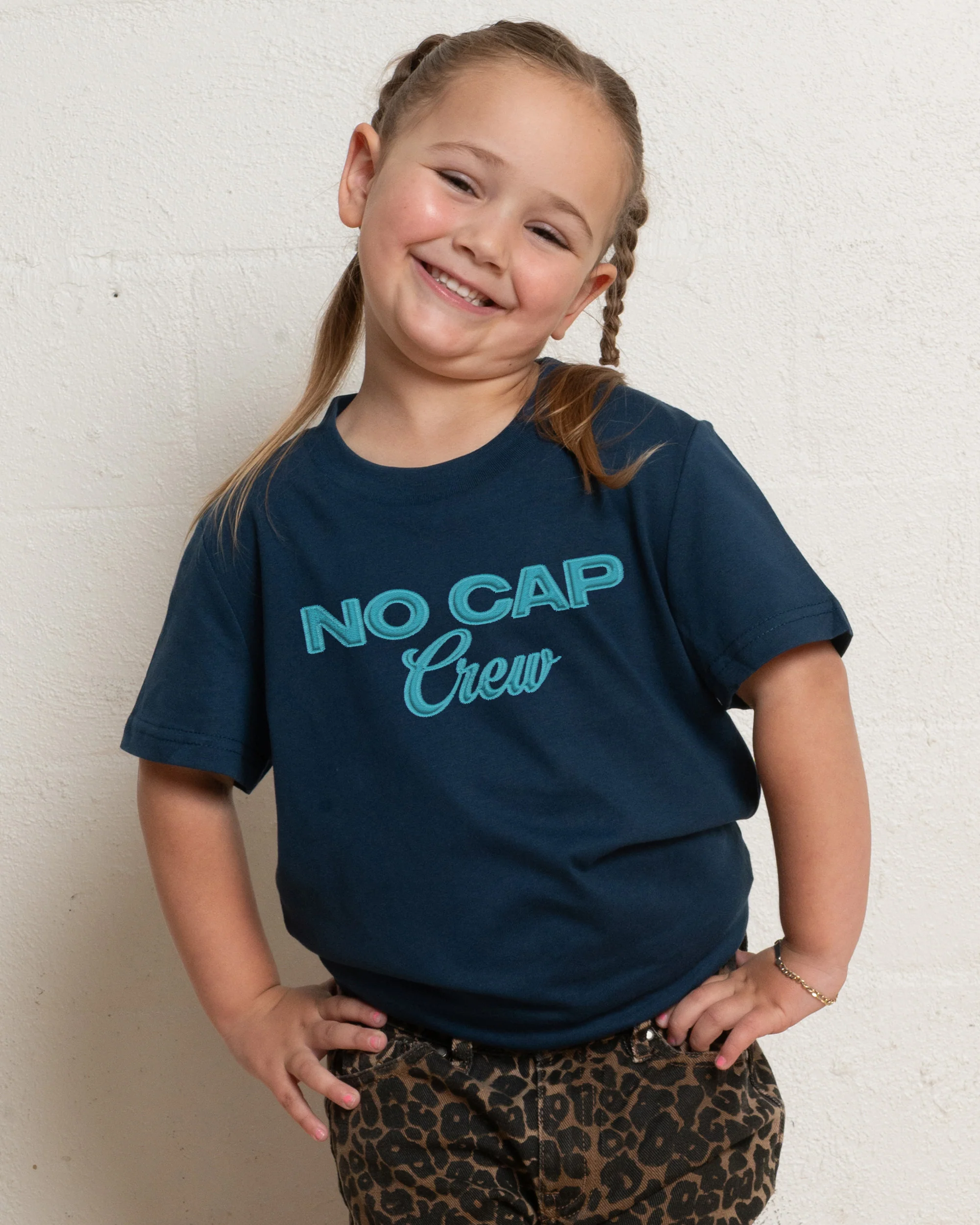 No Cap Crew Kids T-Shirt - Image 3