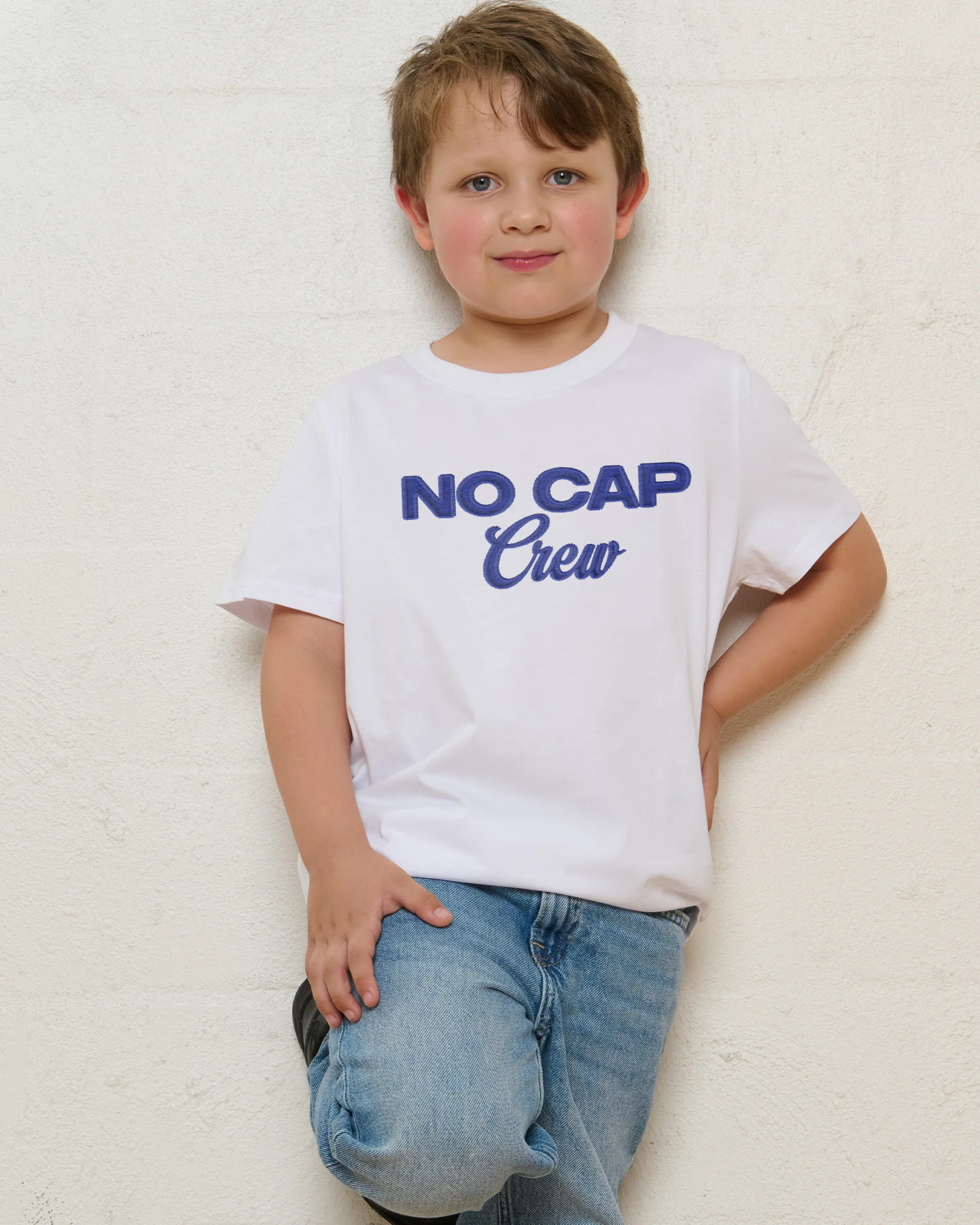 No Cap Crew Kids T-Shirt - Image 4