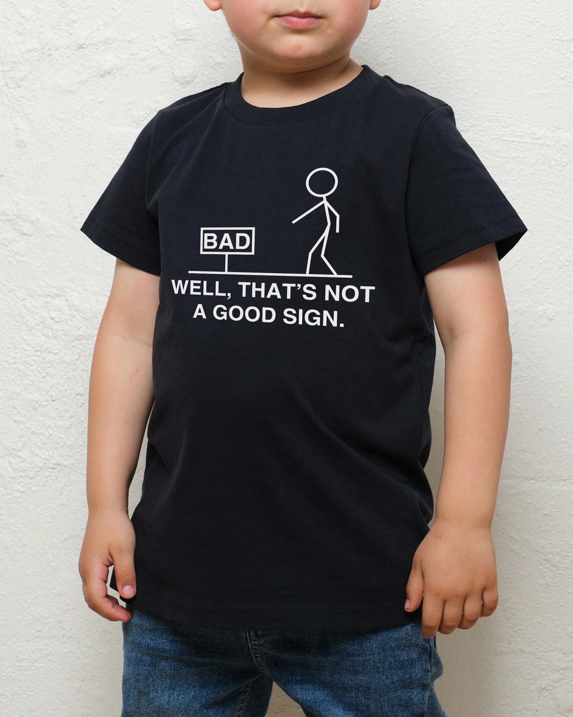 Not a Good Sign Kids T-Shirt - Image 3