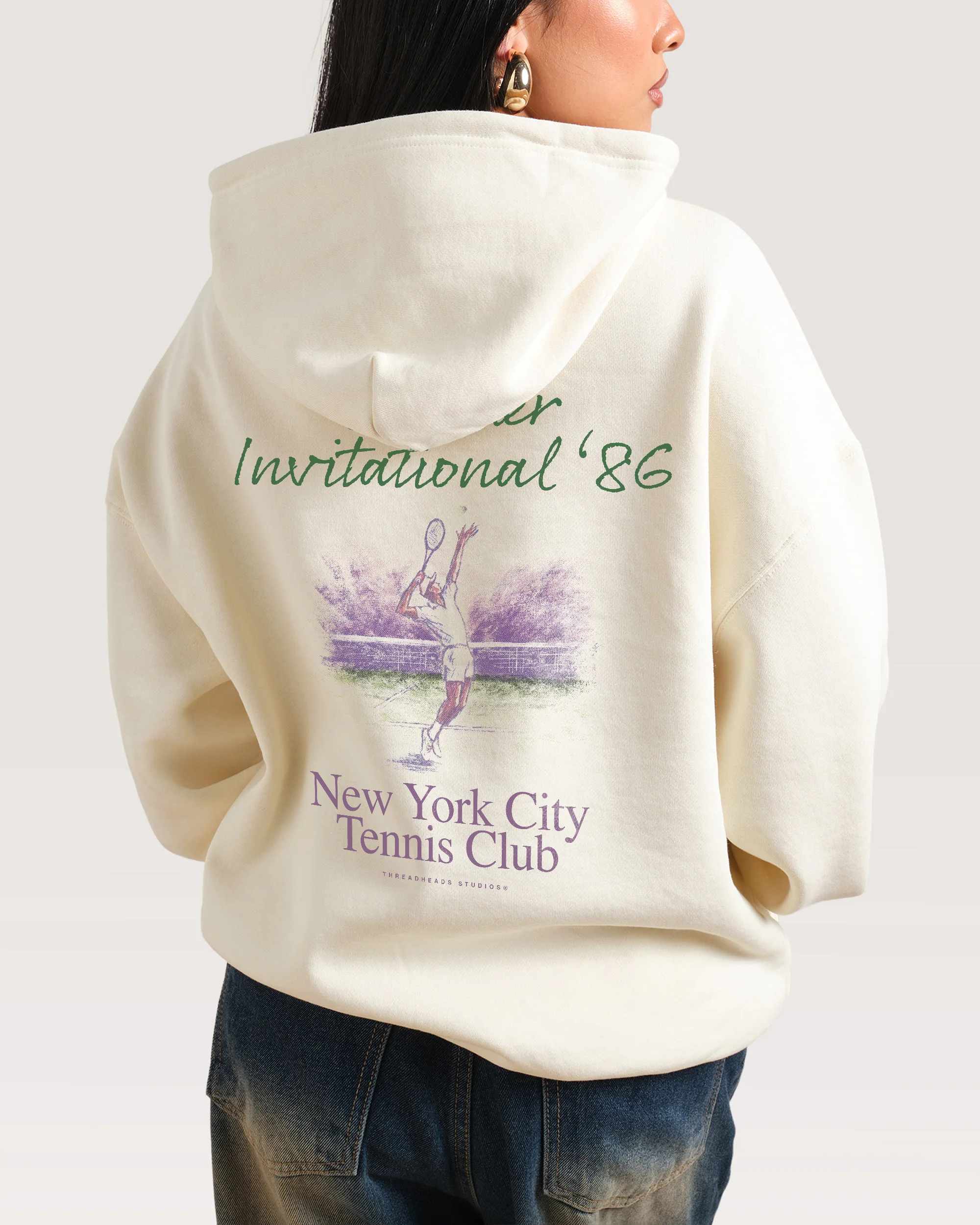 NYC Tennis Club Hoodie - Image 3