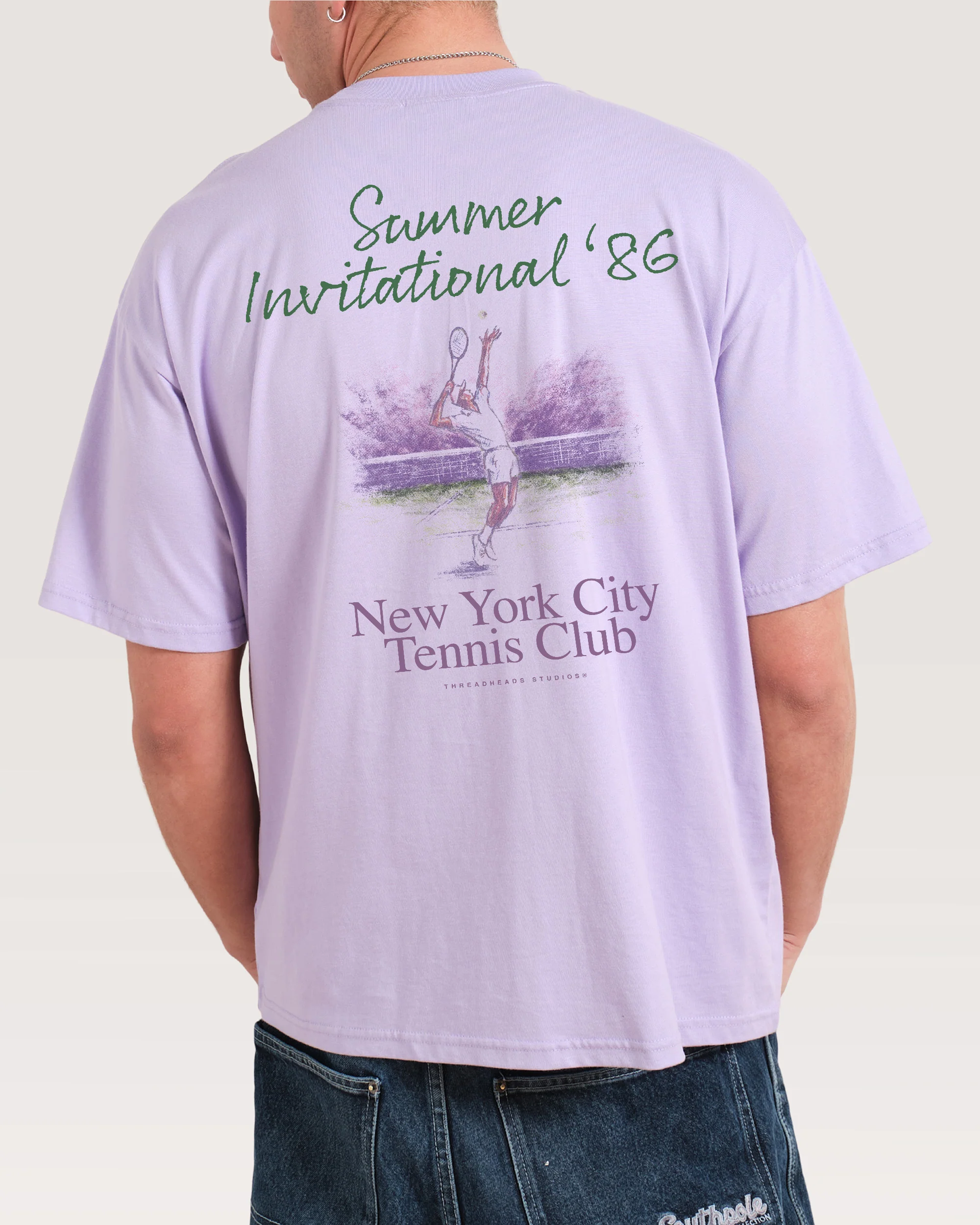 NYC Tennis Club Oversized Tee - Image 3