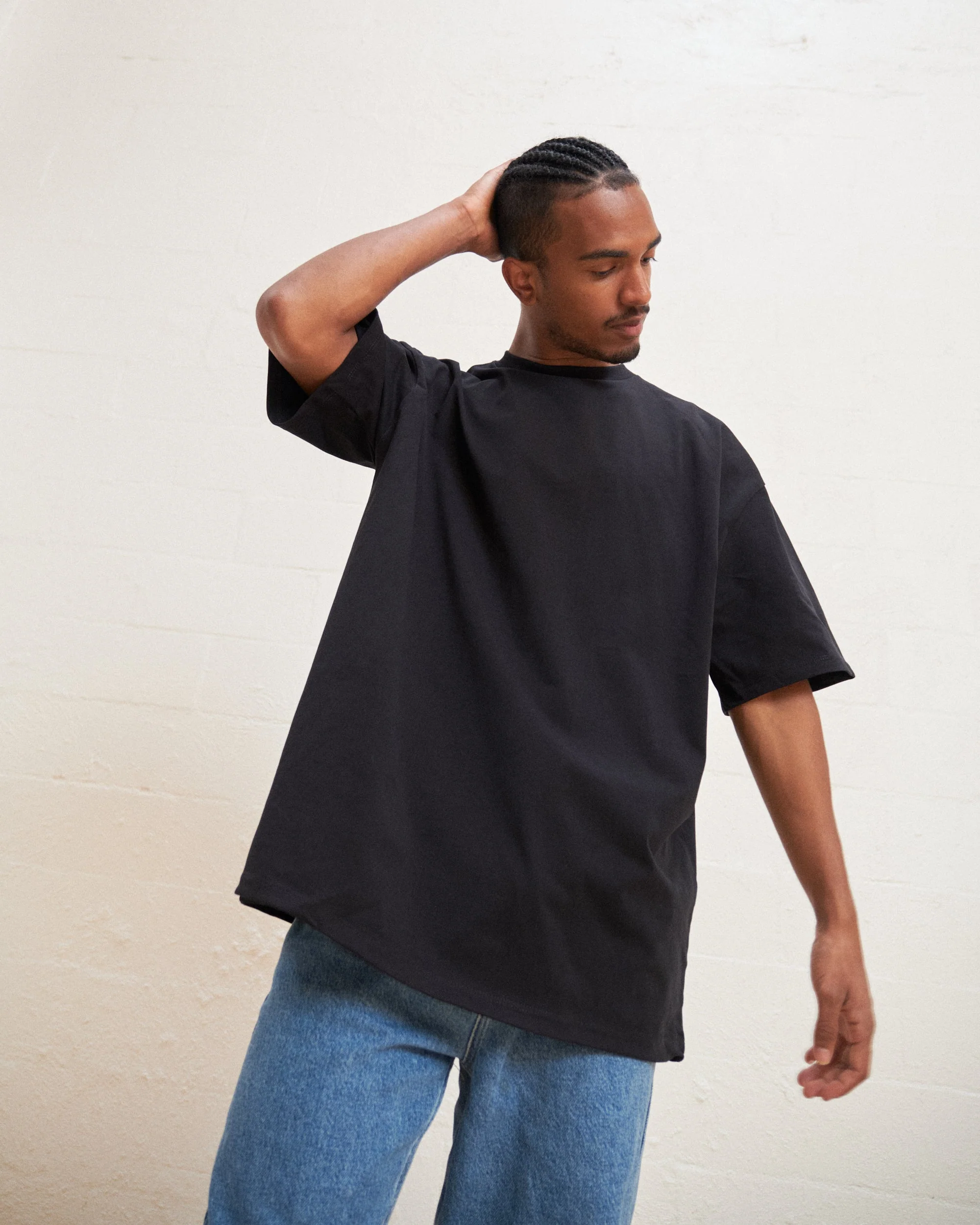 Oversized Tee 2-Pack: Black - Image 3