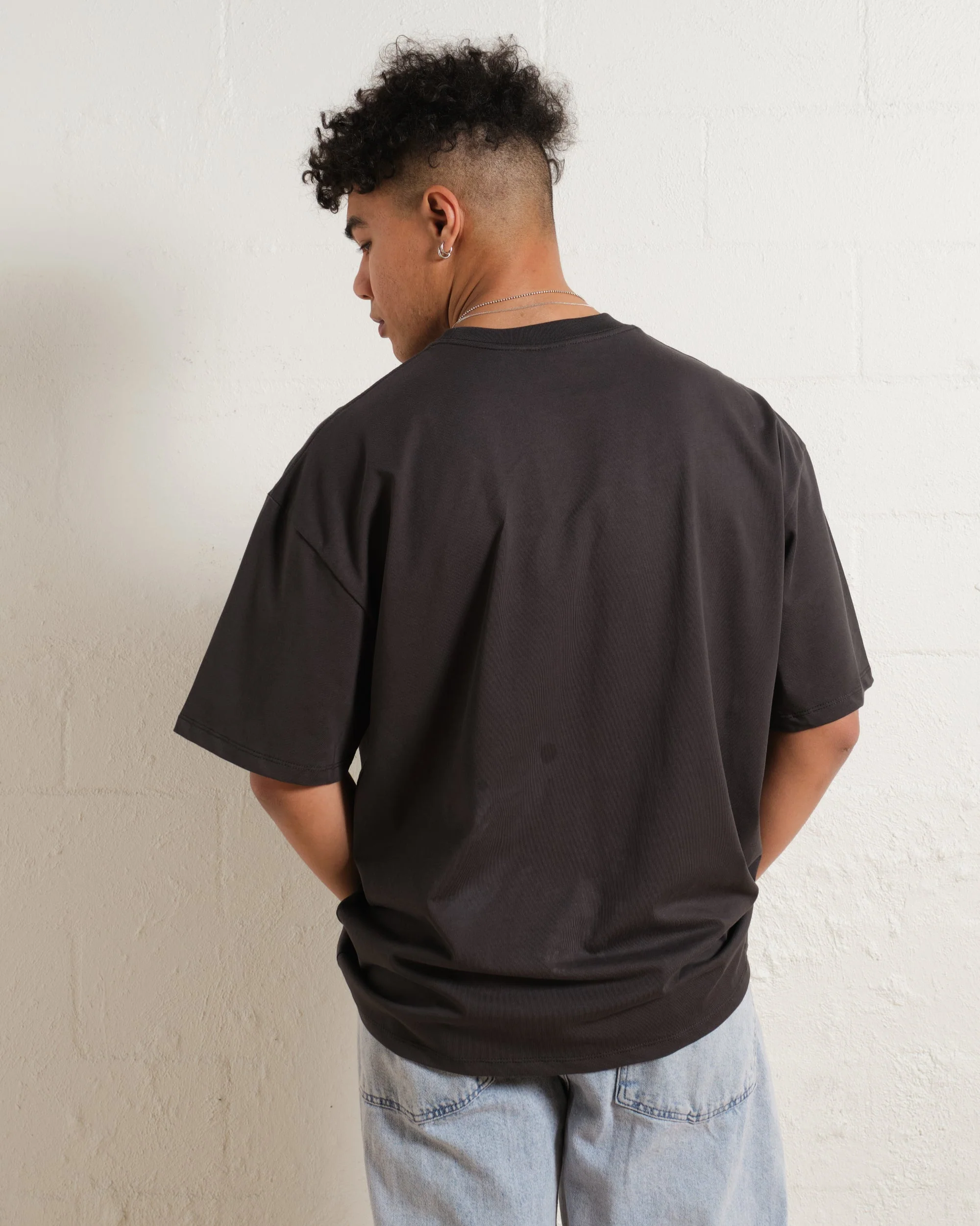 Oversized Tee 2 Pack: Black, Charcoal - Image 5