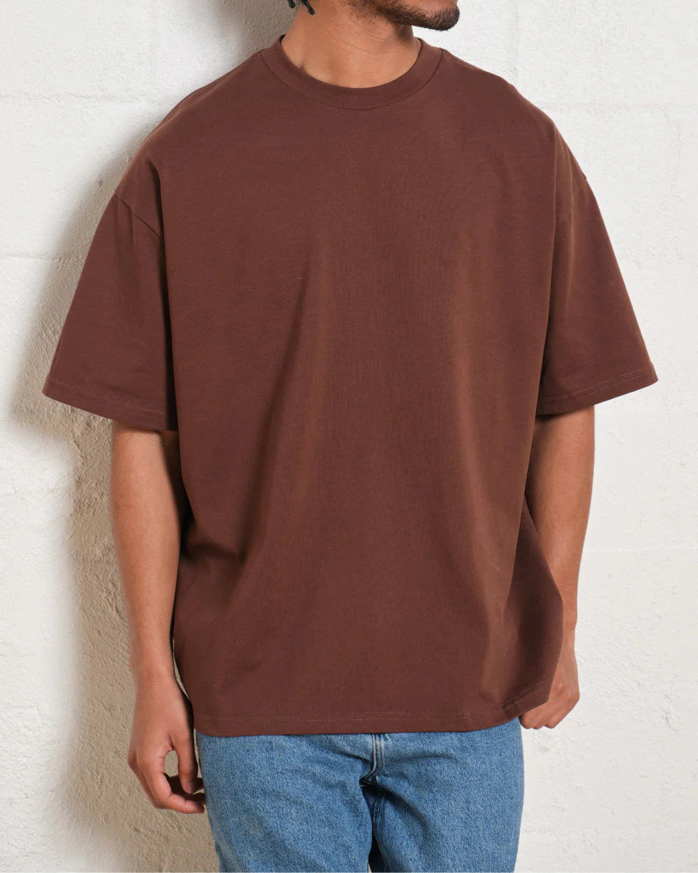 Oversized Tee 2 Pack: Powder Blue, Brown - Image 7