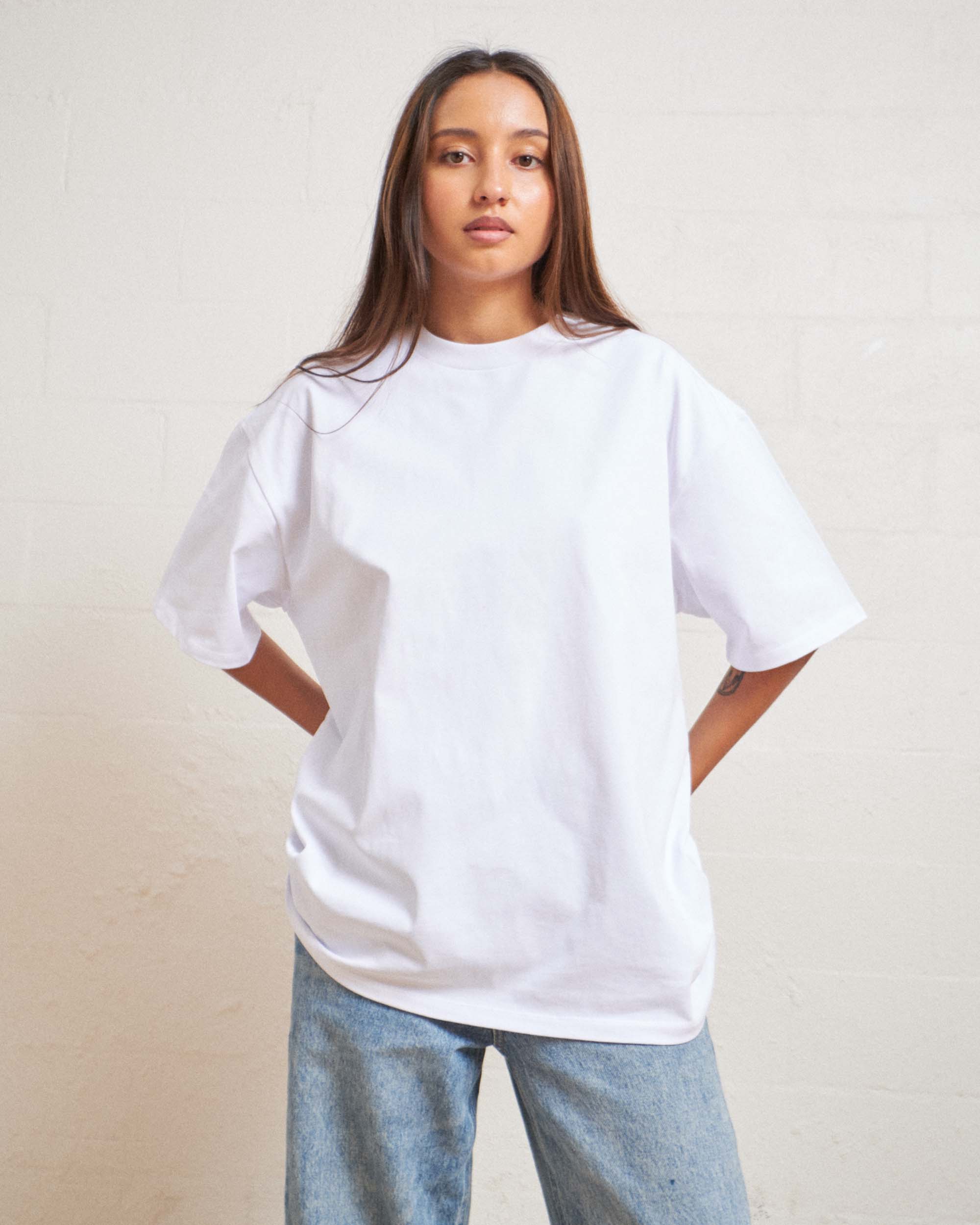 Oversized Tee 3 Pack: White - Image 3