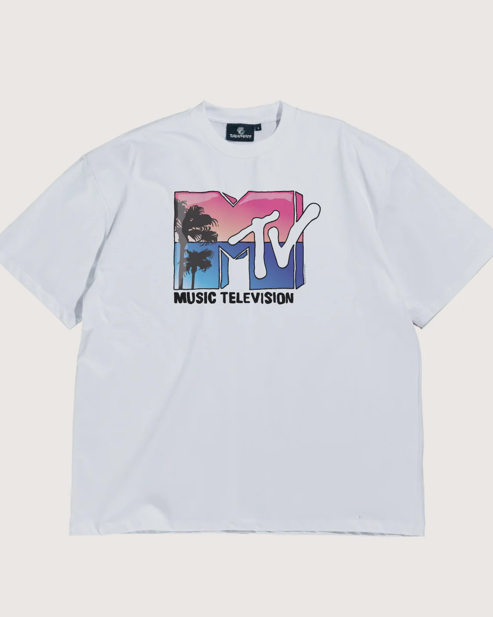Palm Springs MTV Logo Oversized Tee - Image 3