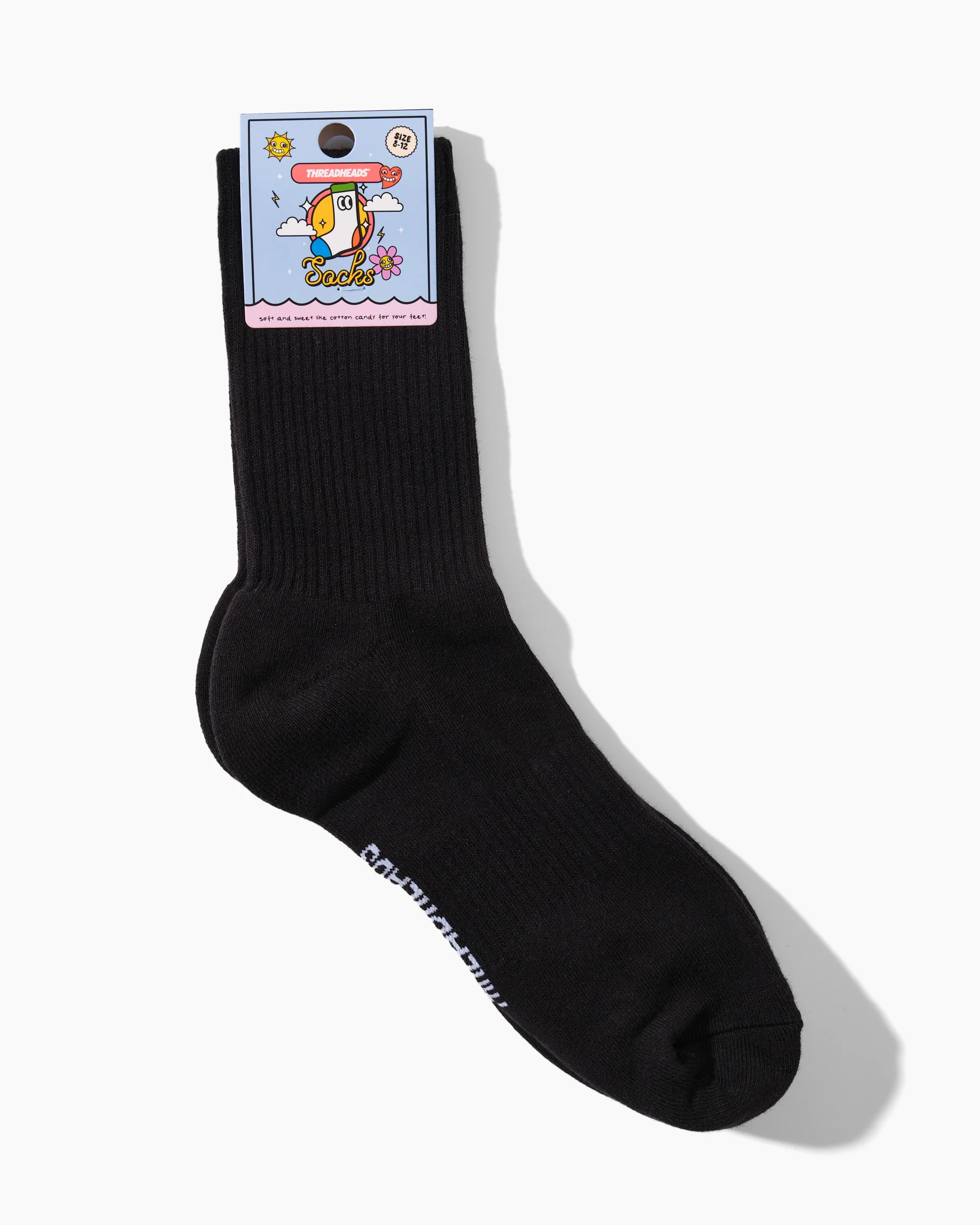 Plain Black Socks - Image 3